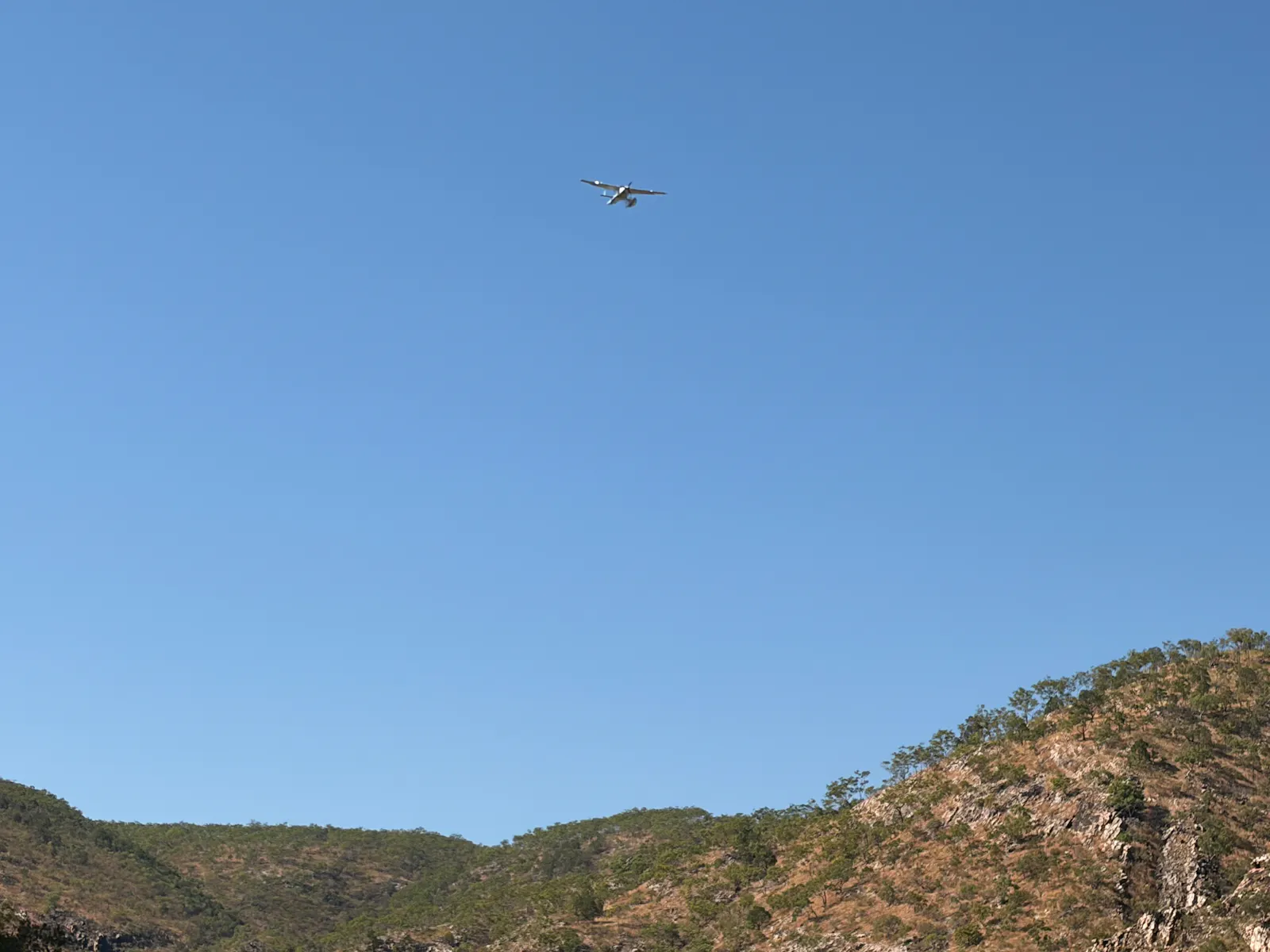 The sea planes are coming and going pretty constantly, and it was very cool to see them coming in to land. 