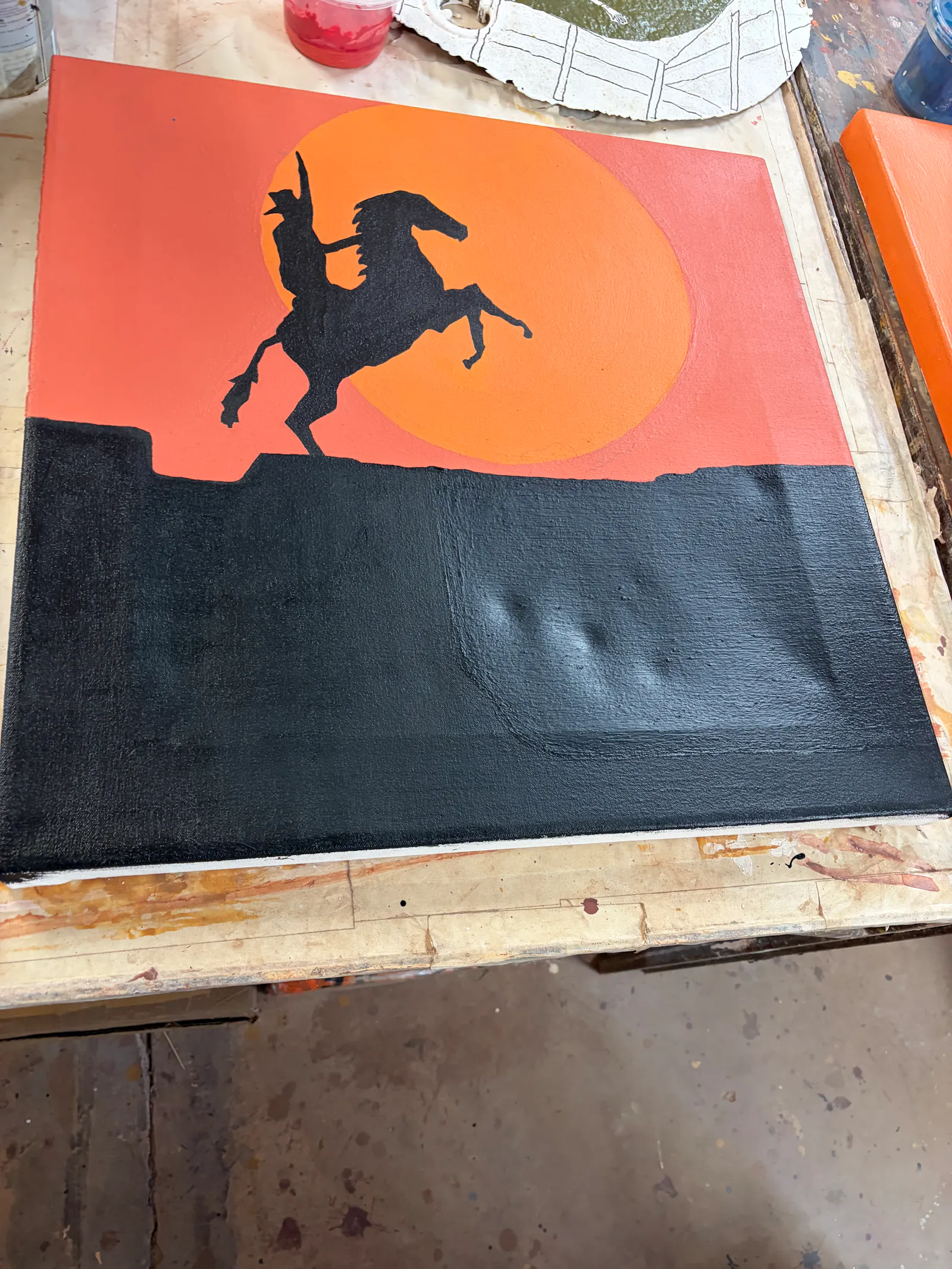 Gerard would have liked this work in progress.