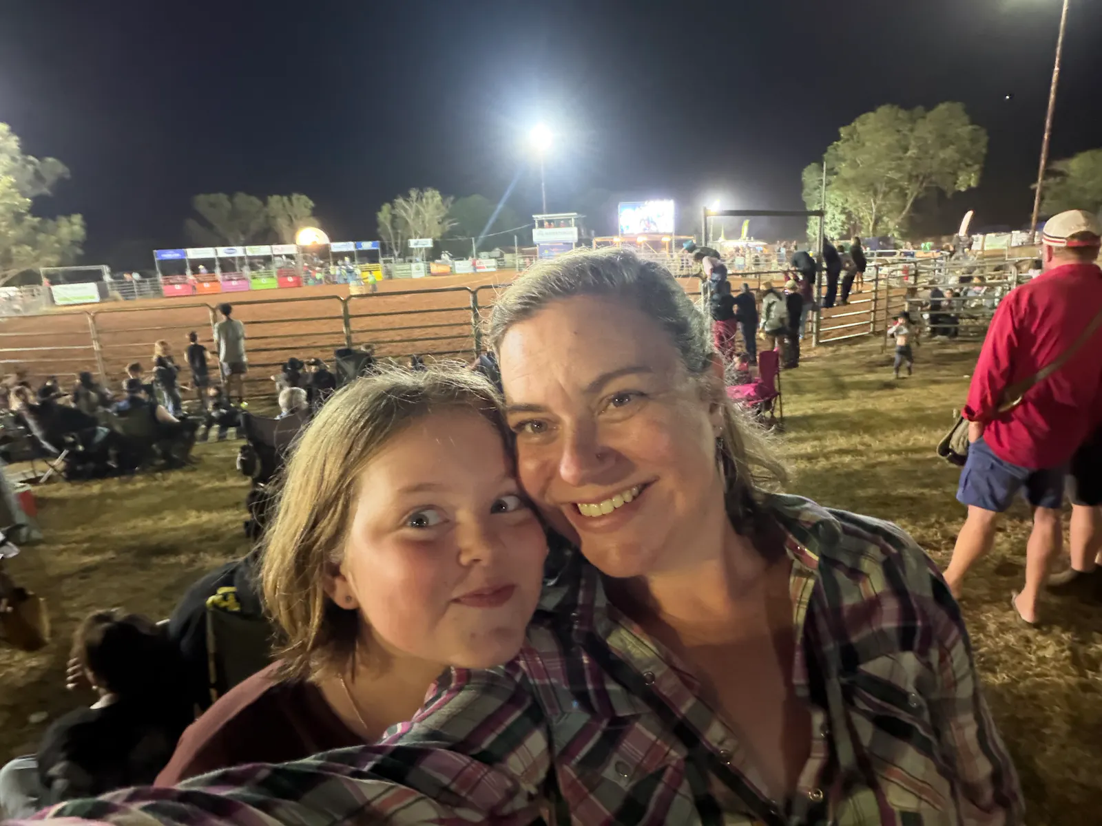 It also took a while, and only Nora stuck it out to watch the last cowboy take the final ride with me - Poppy would have been so proud!!