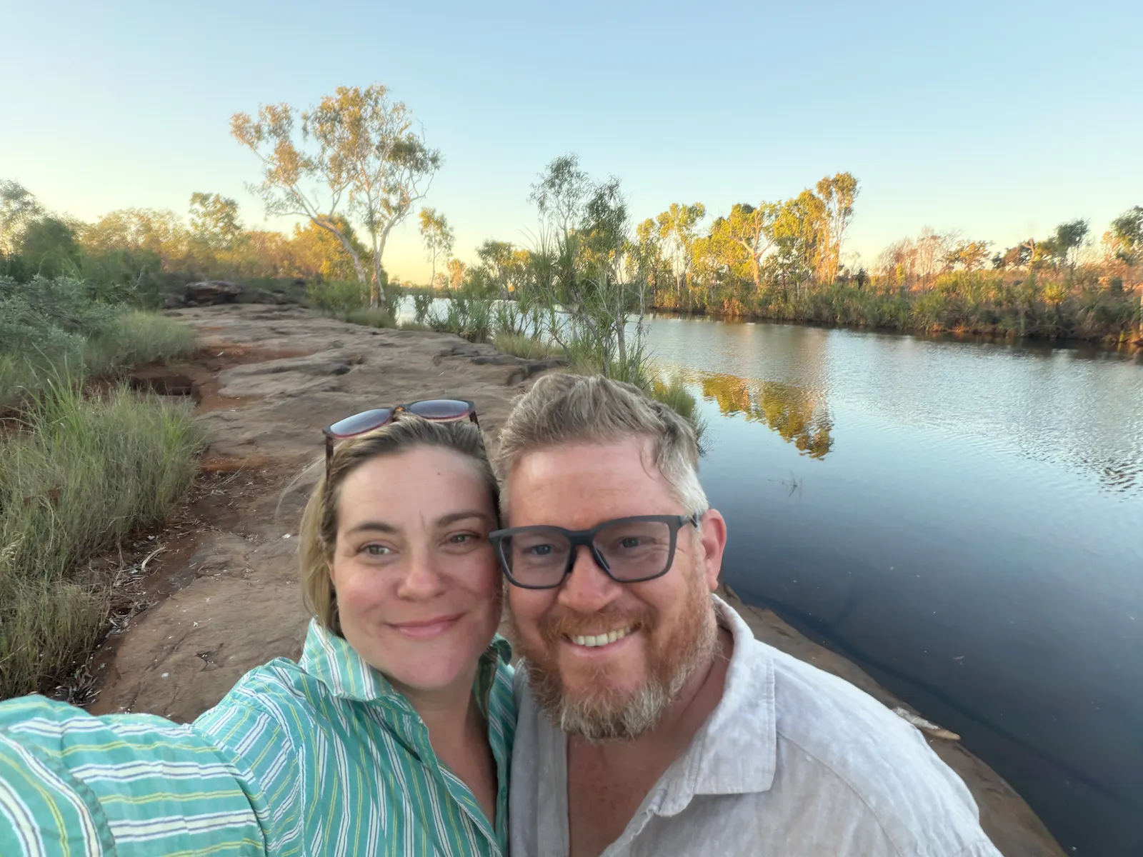 We didn't get the chance swim in the river but it really was beautiful even just to sit beside it 🥰.