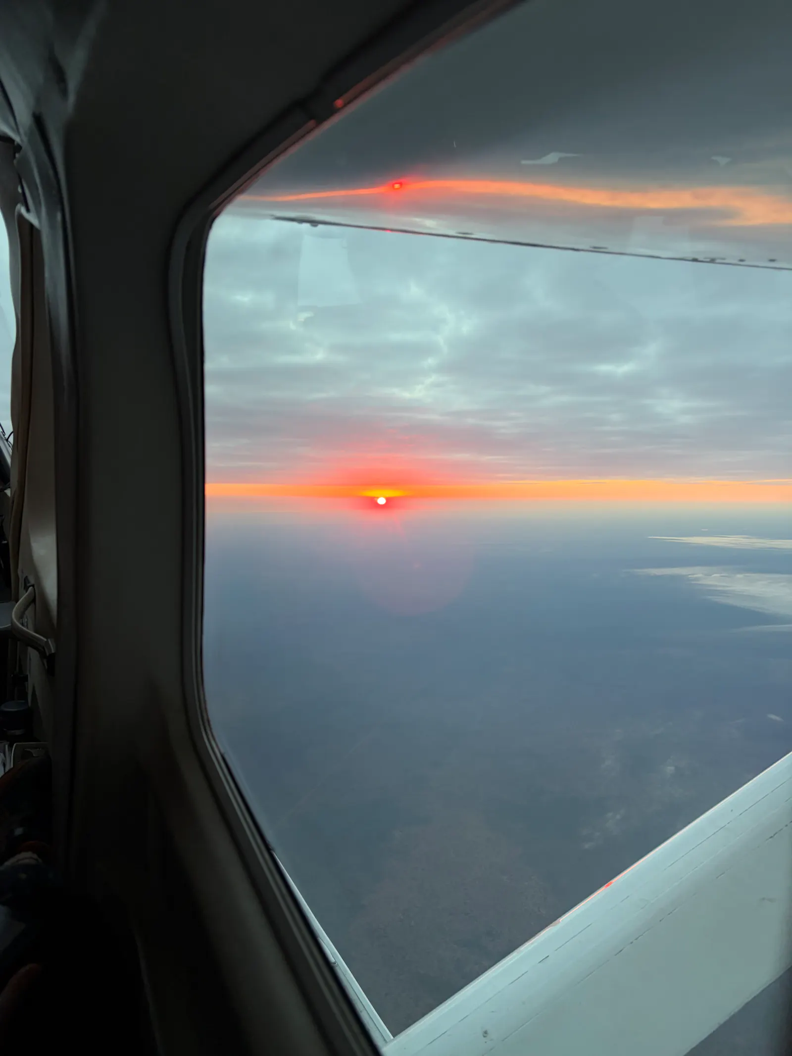 And then the sun appeared over the horizon.