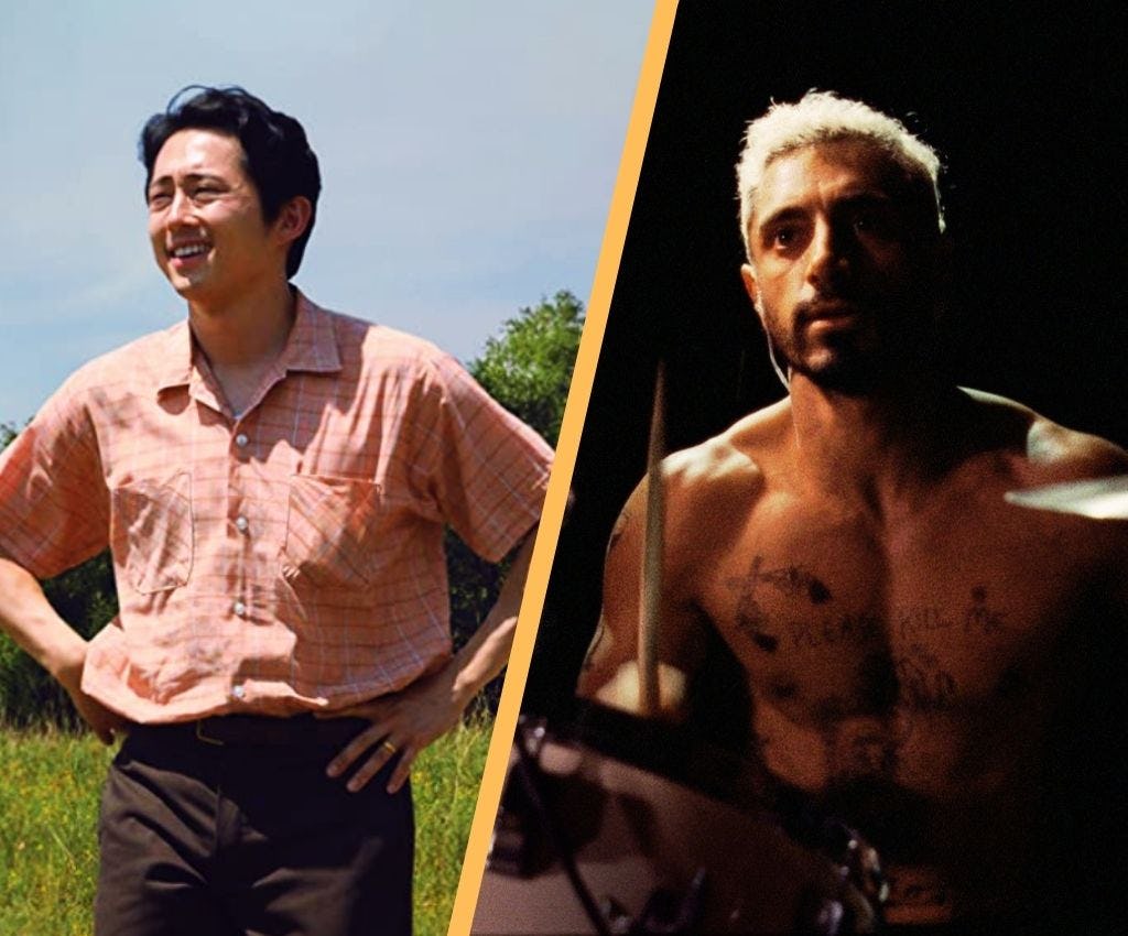 Steven Yeun in Minari and Riz Ahmed in Sound of Metal. Images: IMDb