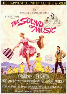 Original movie poster for The Sound of Music. Image: Wikimedia Commons