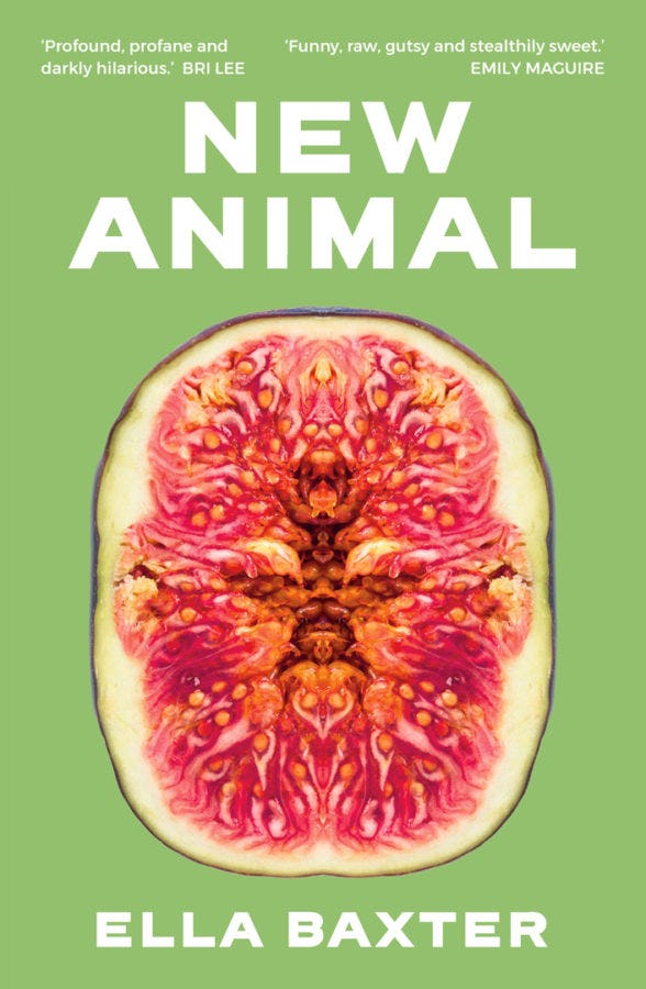 Book cover for Ella Baxter’s New Animal