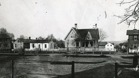 Douglass House and surrounding buildings