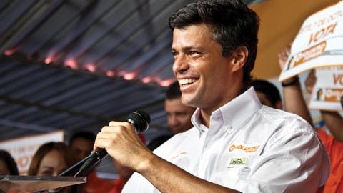 Leopoldo Lopez, speaking