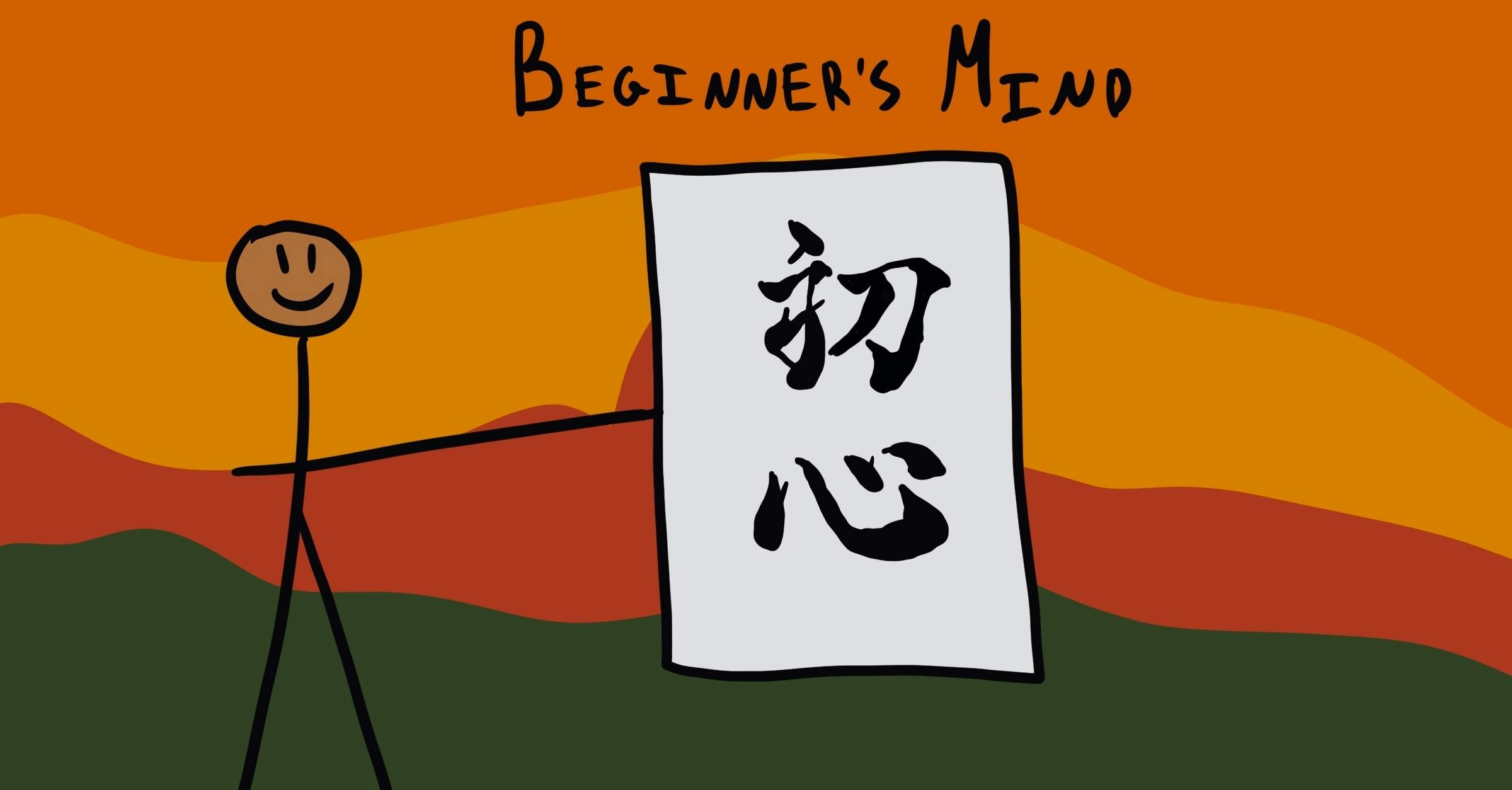 Illustration of a man holding a sheet of paper with Chinese characters