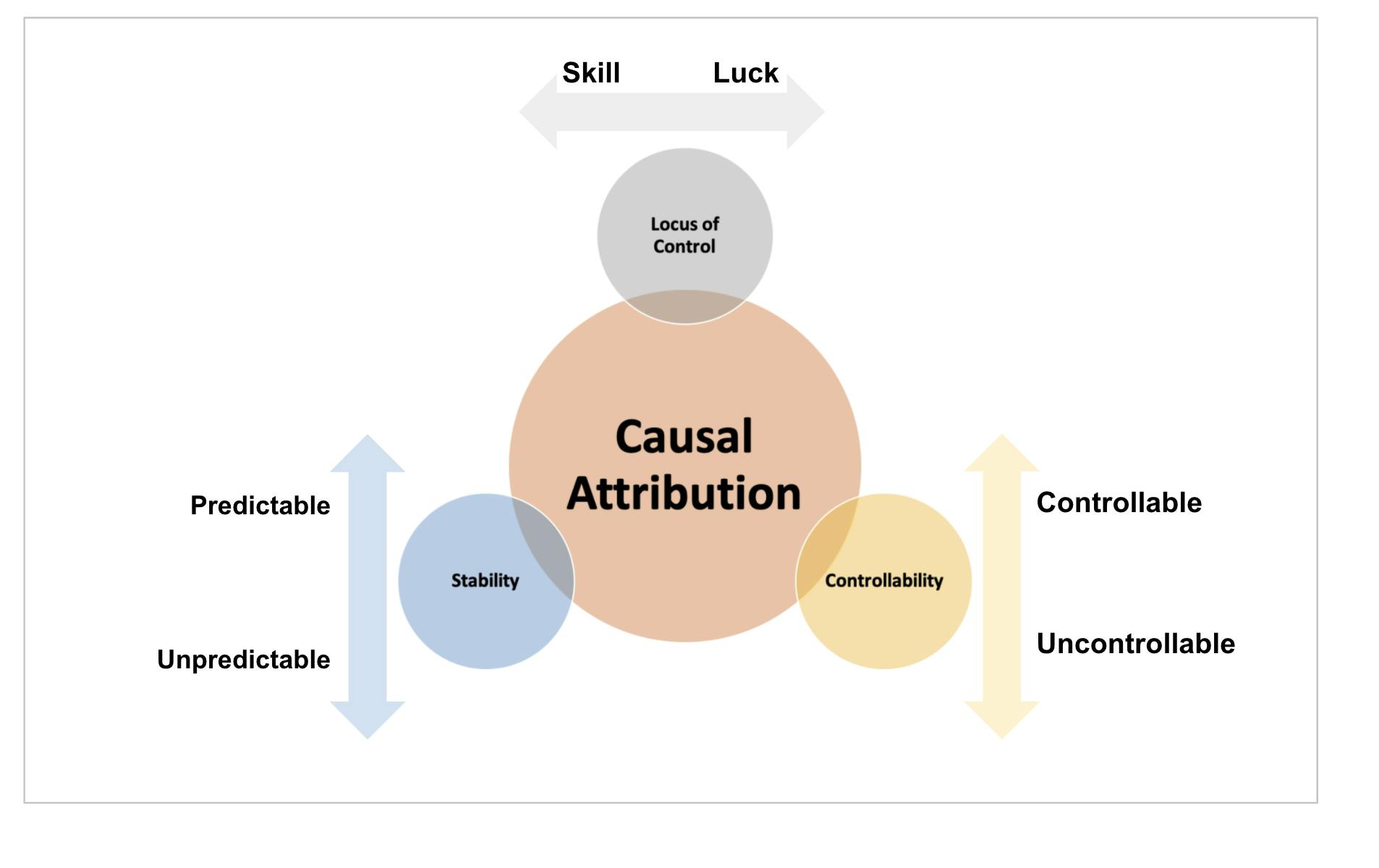 Casual Attribution diagram