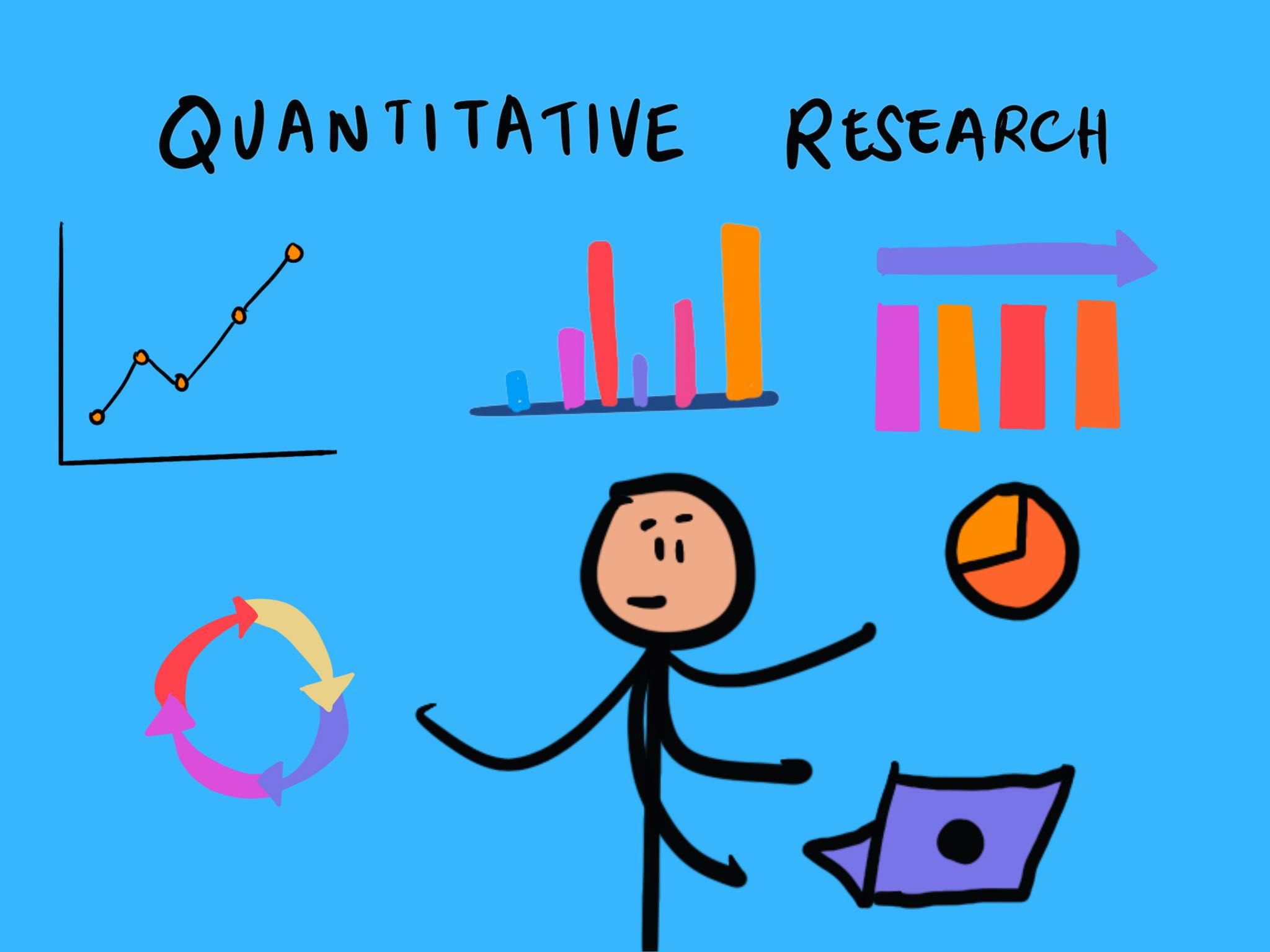 quantitative research illustration