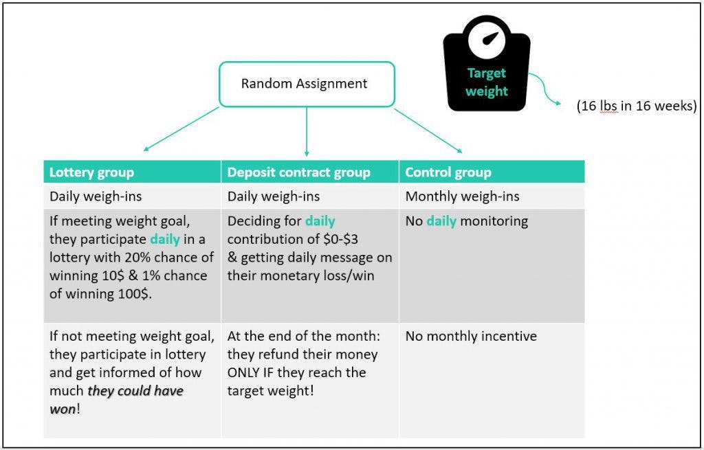 random assignment visual