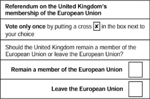 referendum on UK in EU