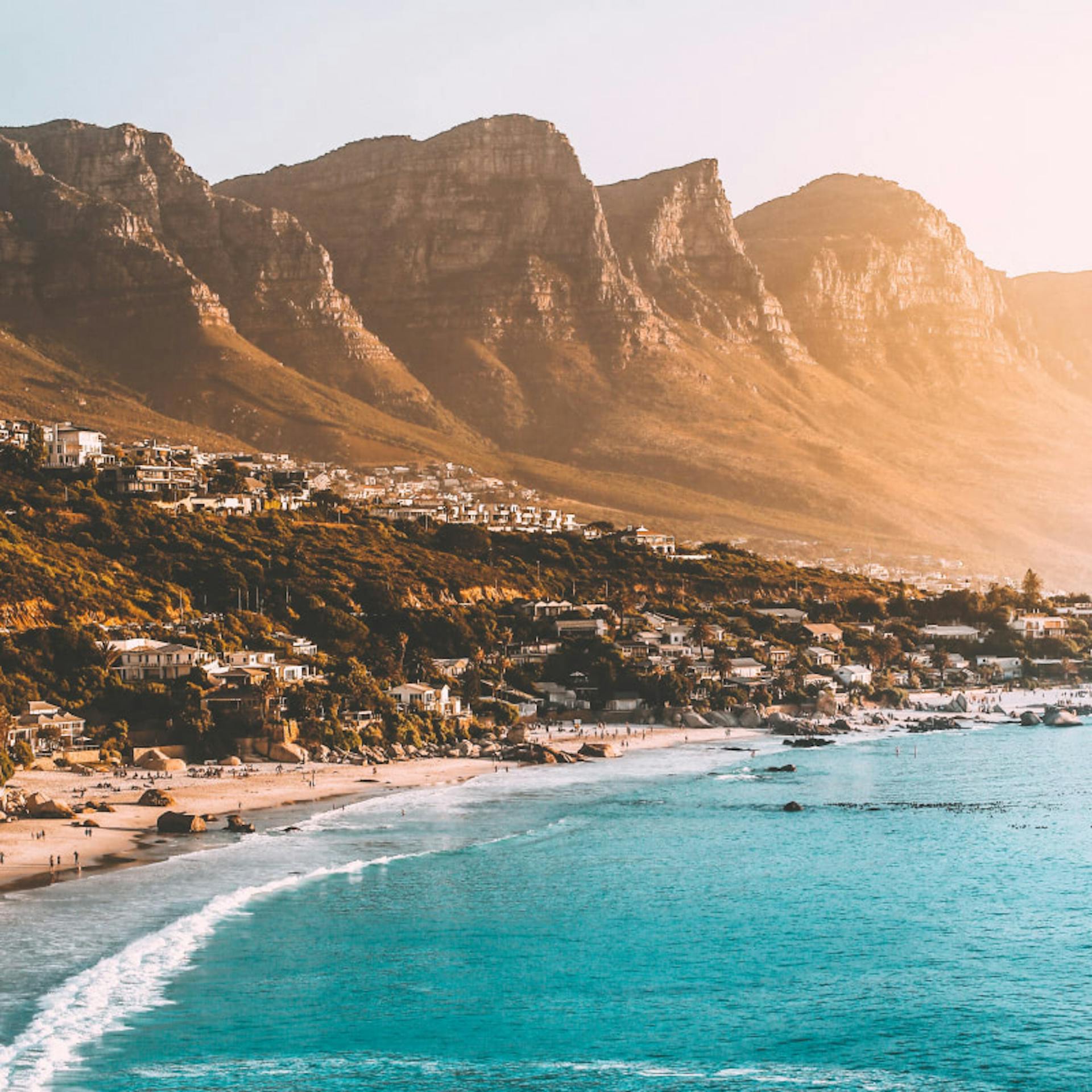 A beautiful coastal city in South Africa.