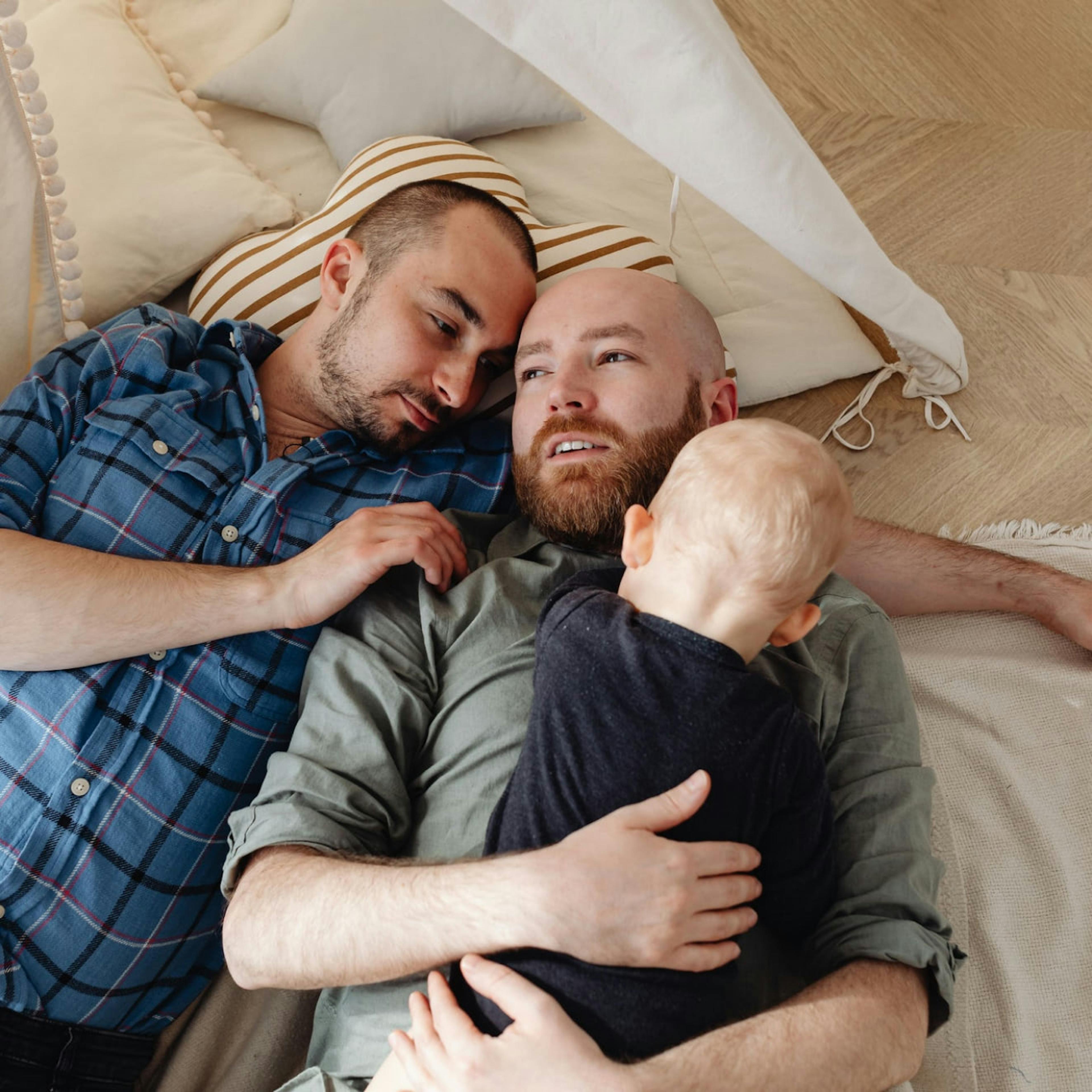Becoming parents as a gay couple can feel overwhelming at times.