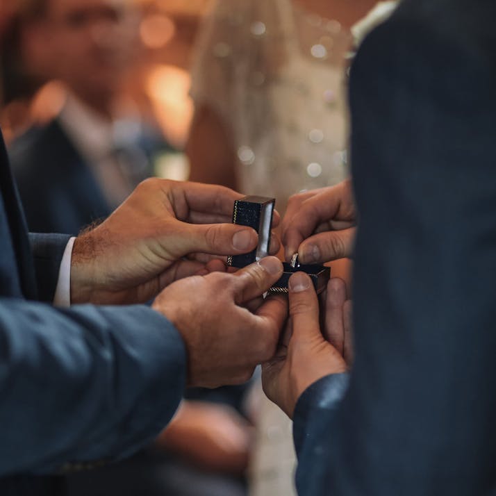 Men getting married