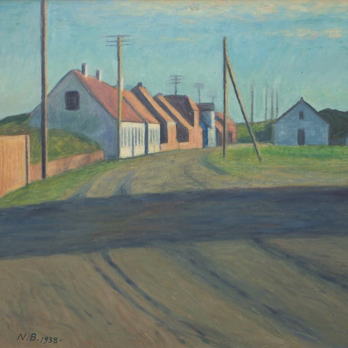 Painting of homes