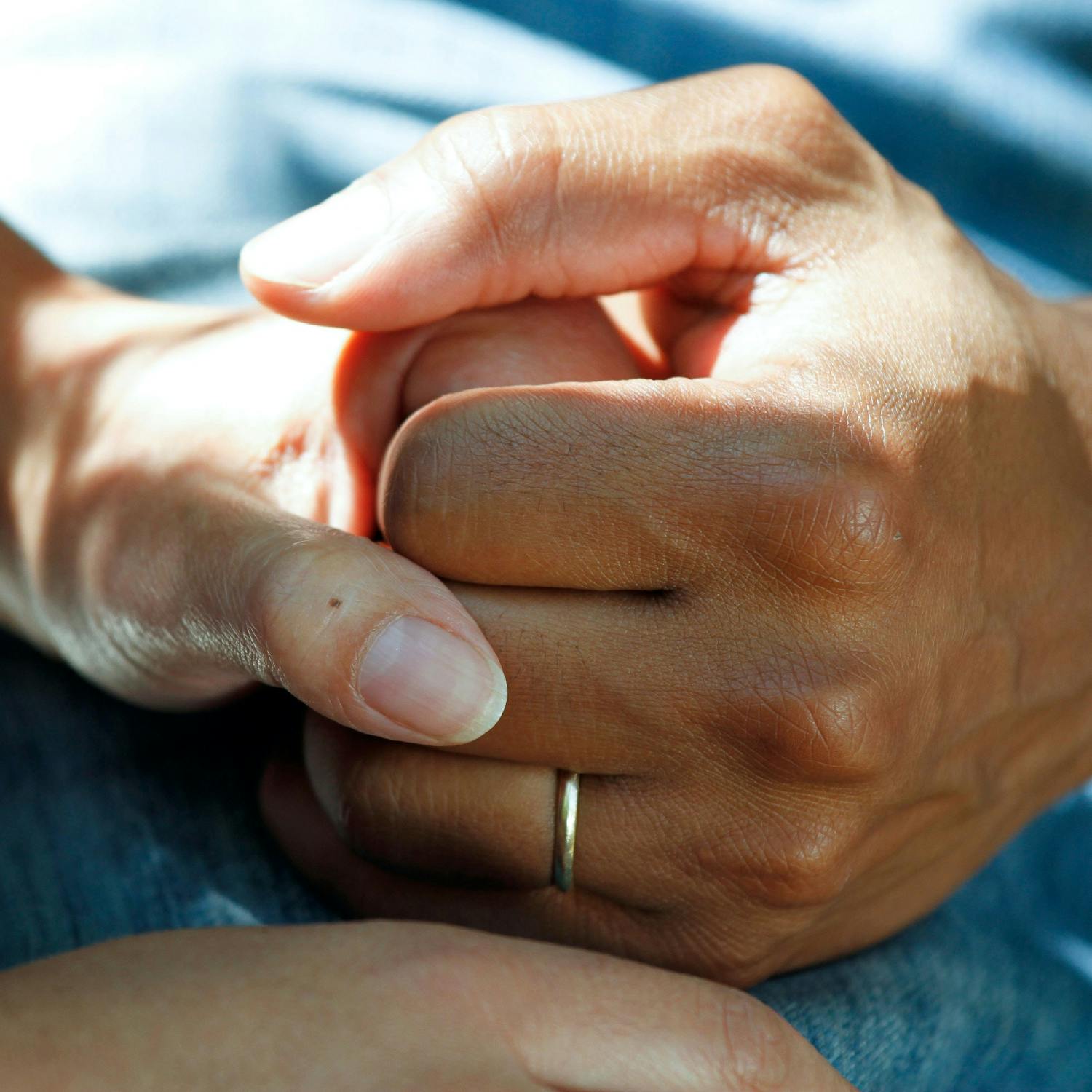 Holding hands