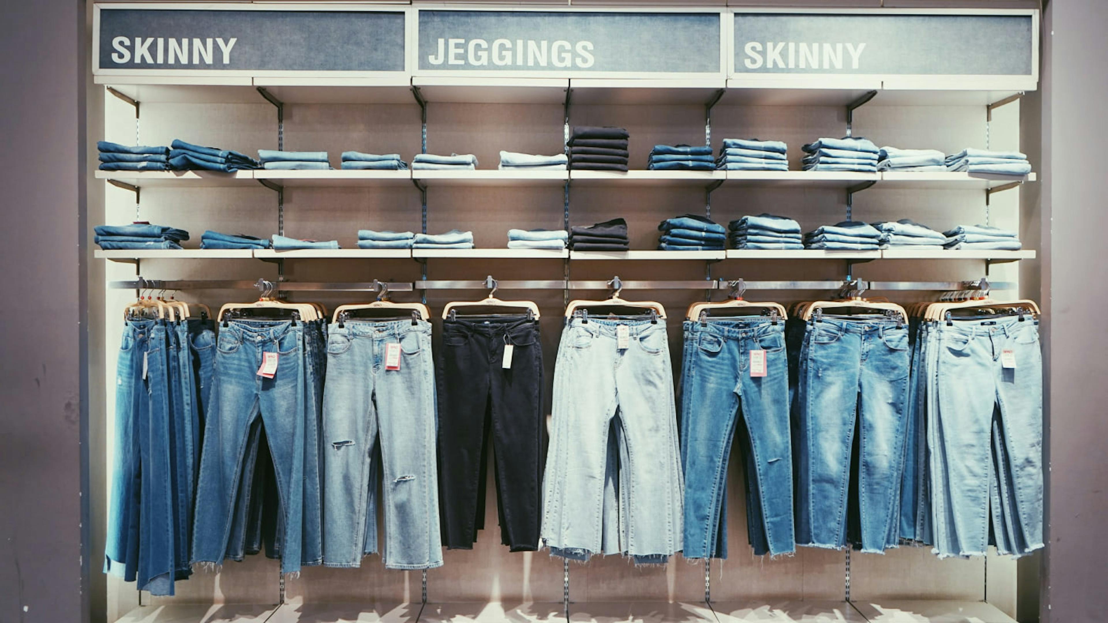 Women's jeans sizing is all over the place.