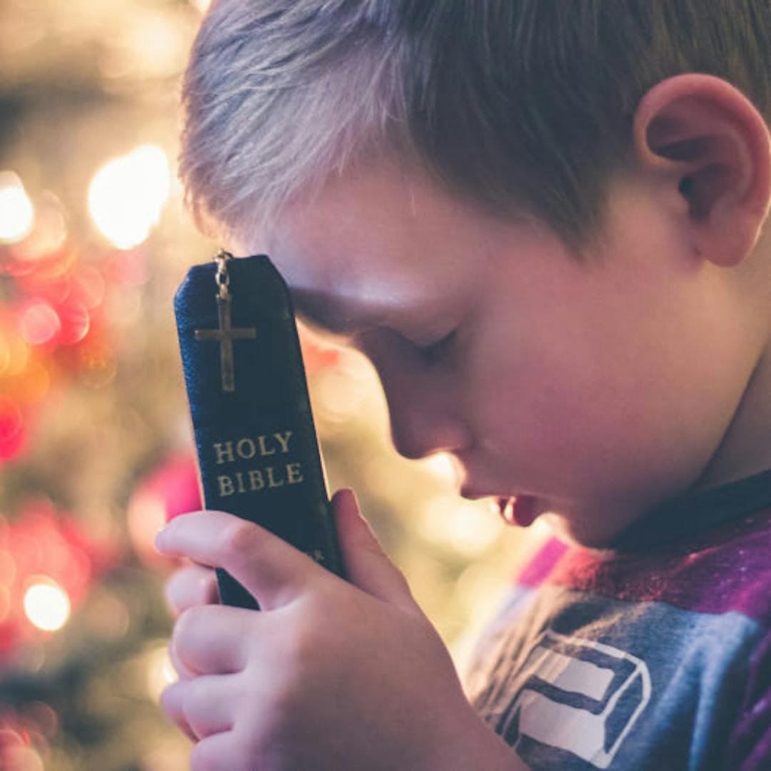 A queer child prays to God not to be gay.