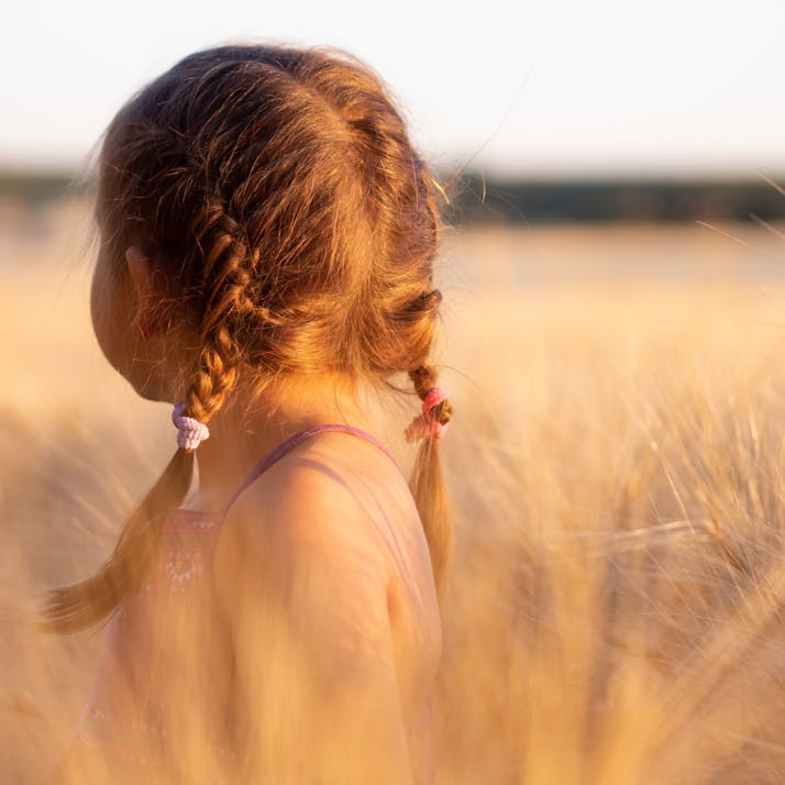 Girl in field