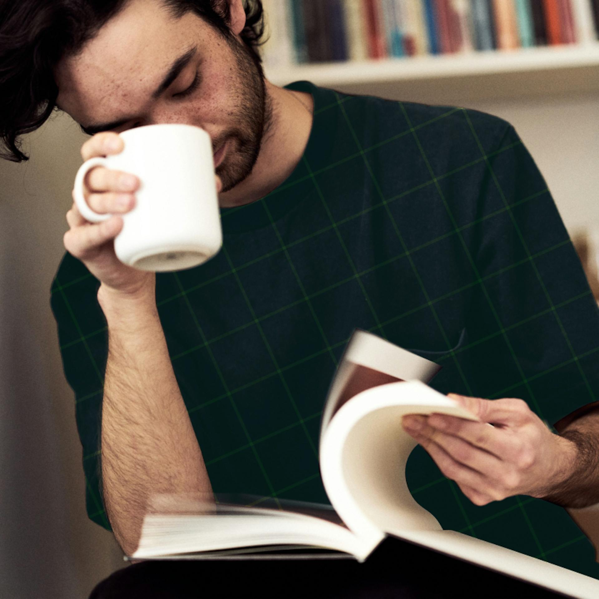 A man spends his whole day studying for the gameshow he's trying to compete on.