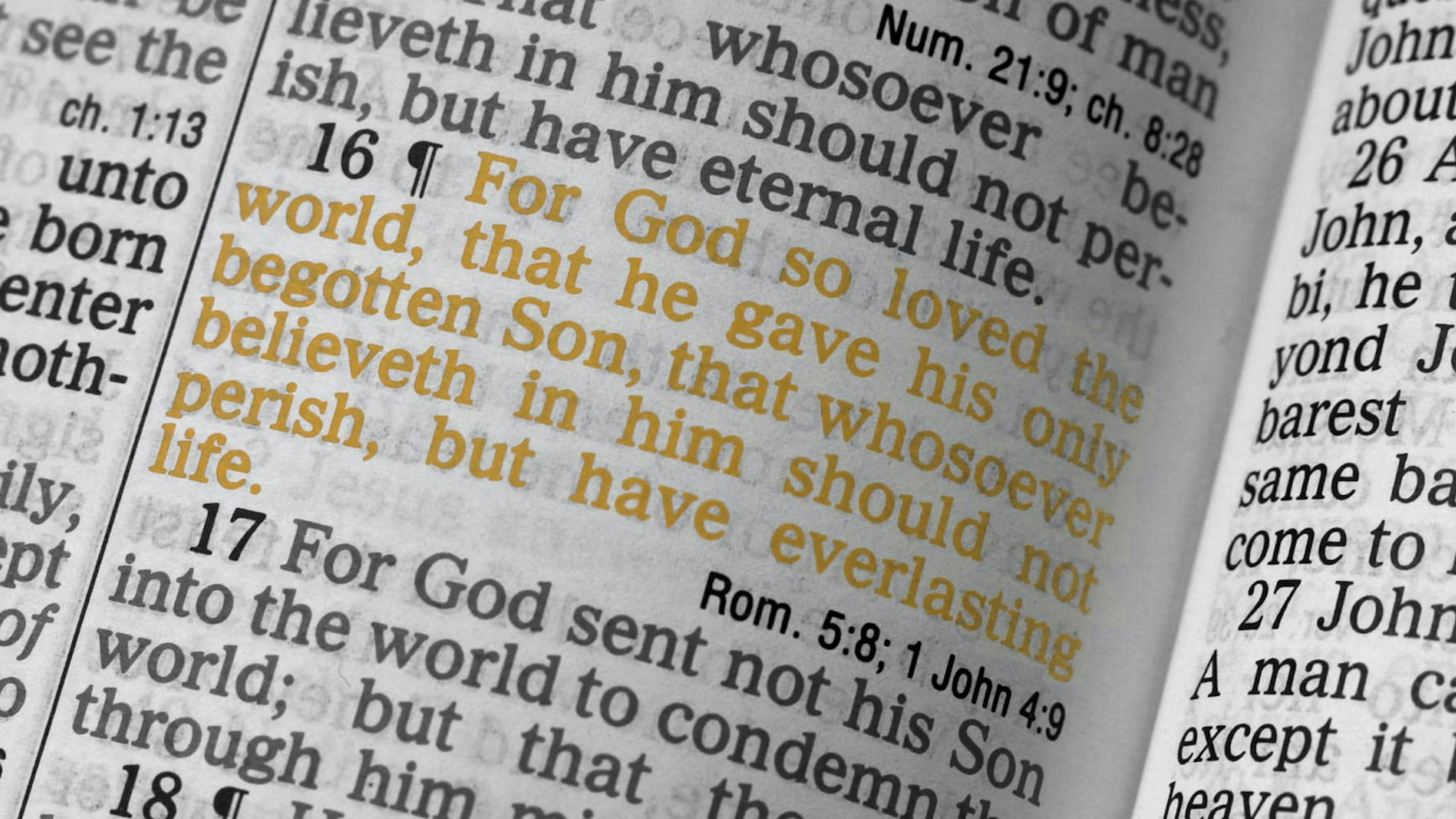 The Christian god of the Bible sets an example of how to emulate fatherhood.