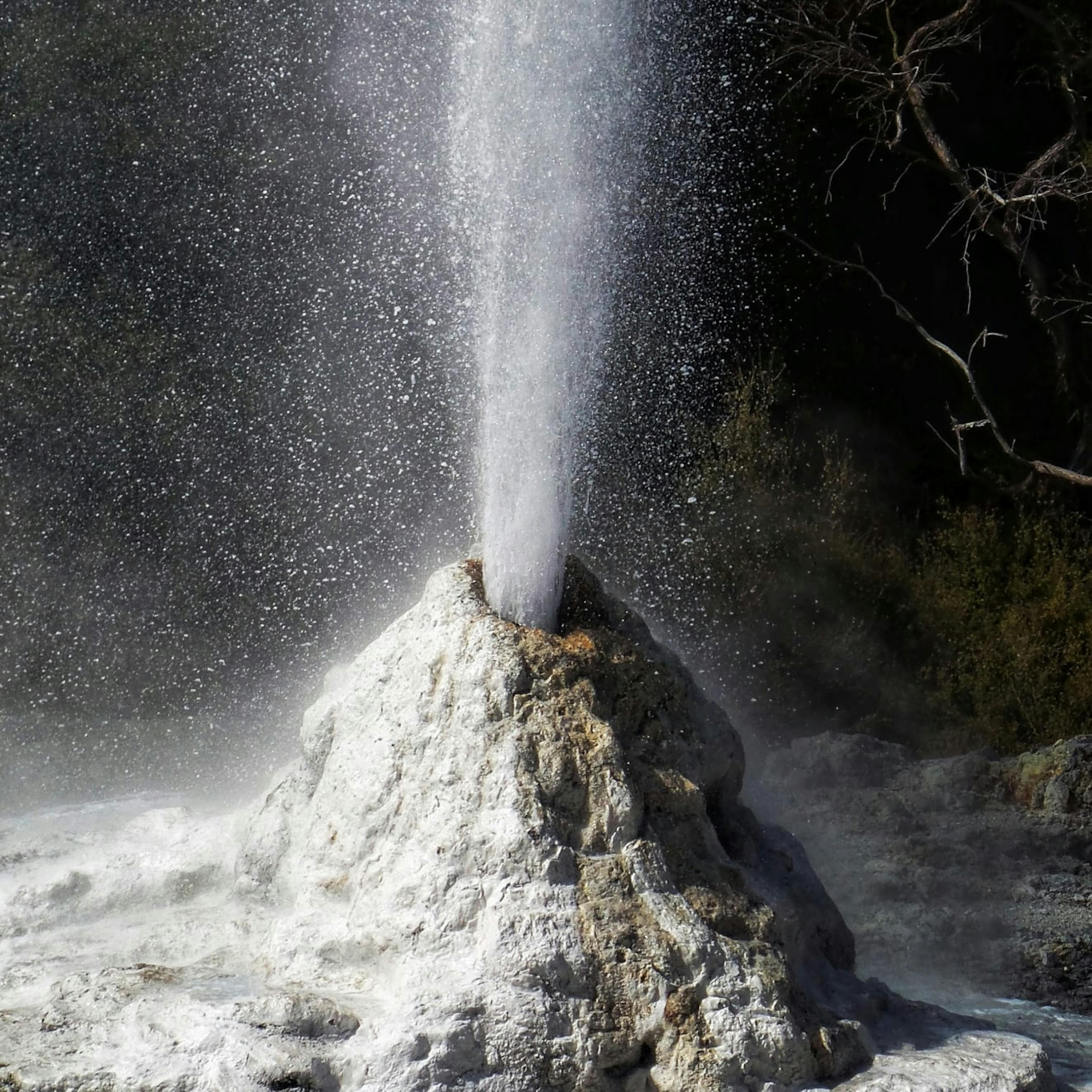 A person with ADHD's emotions are like a geyser.