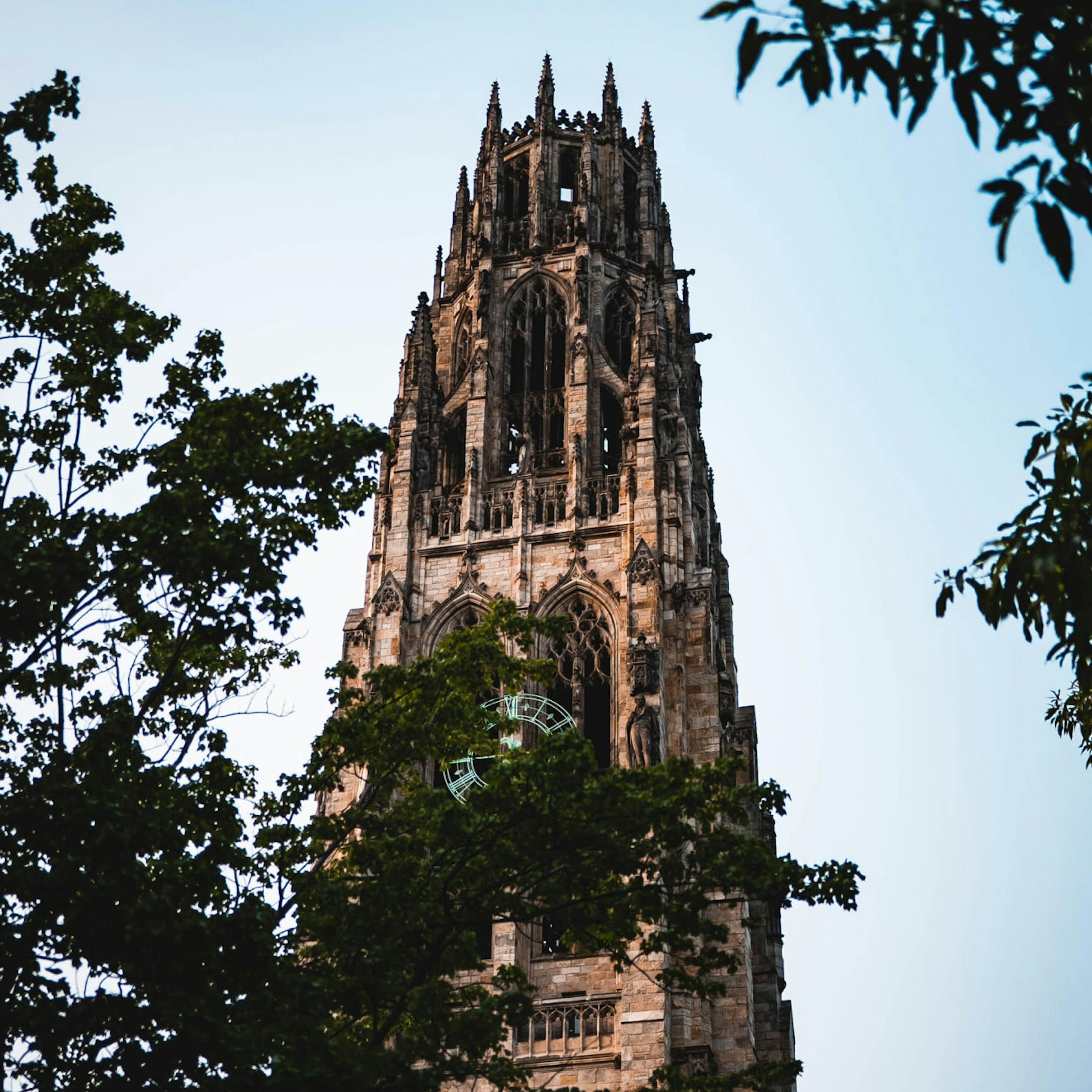 Harkness Tower shares the Yale campus with a psychiatric hospital.