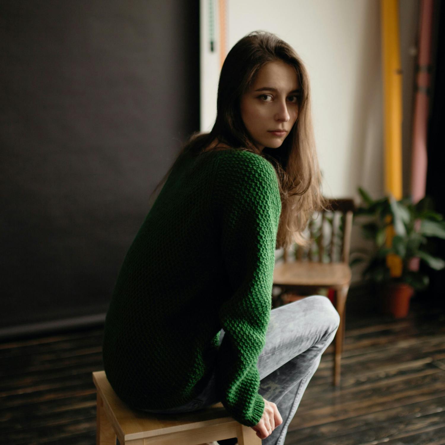 Girl sitting
