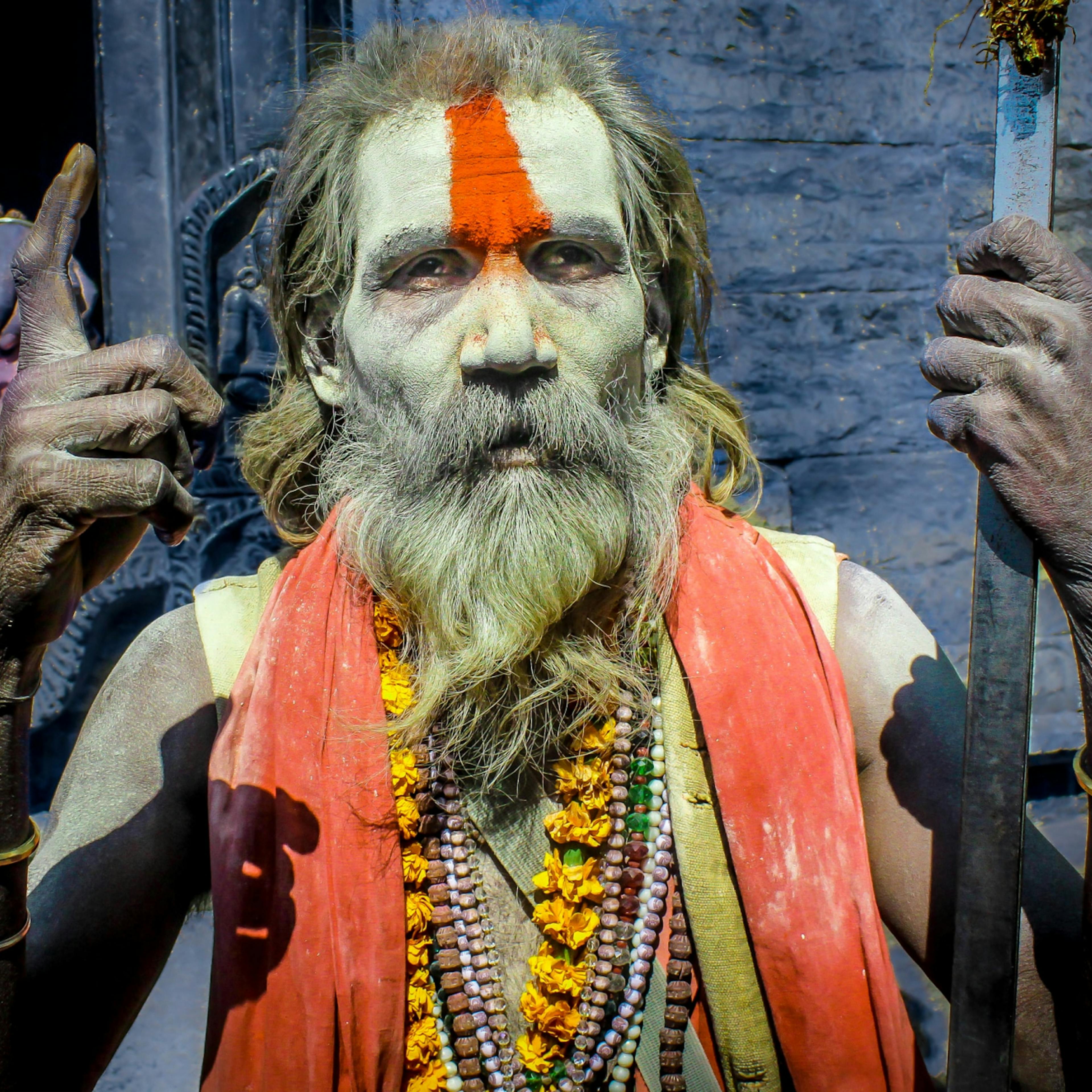 A Hindu guru shows his religious devotion in unconventional ways.
