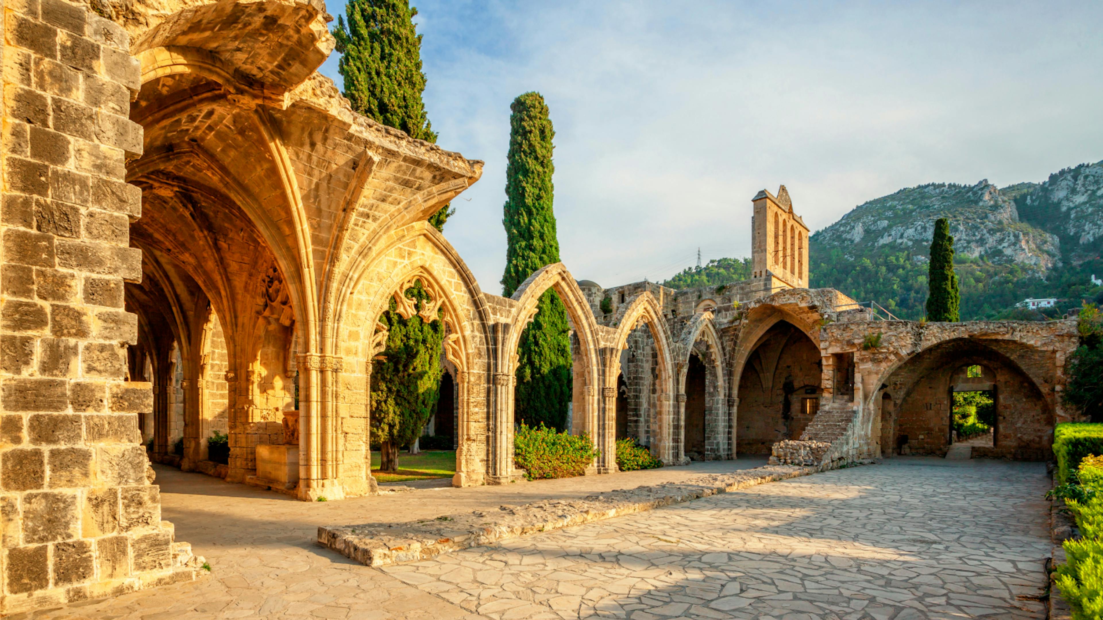 Bellapais Abbey on the island of Cyprus