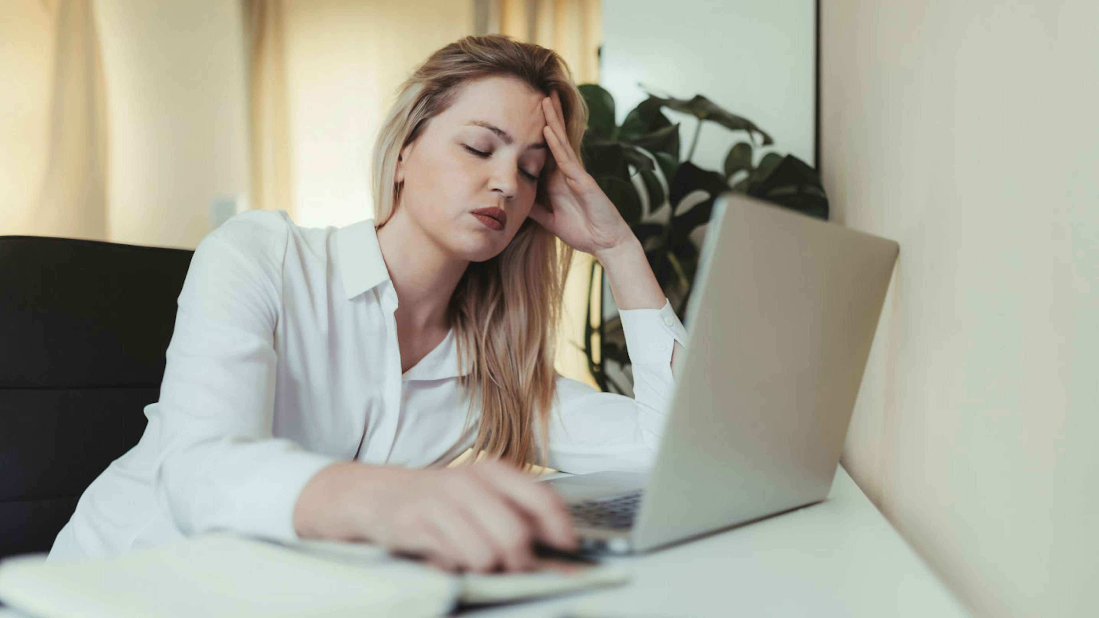 A woman finds the rigor of trying to find a job more taxing than an actual job.