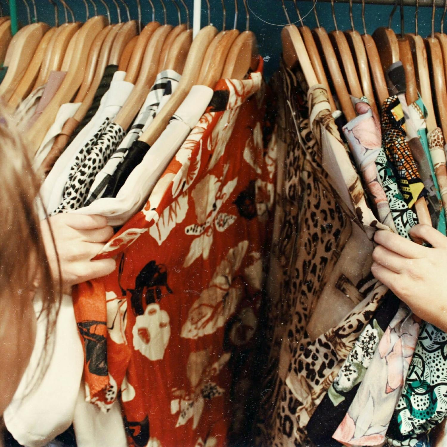 Hanging shirts
