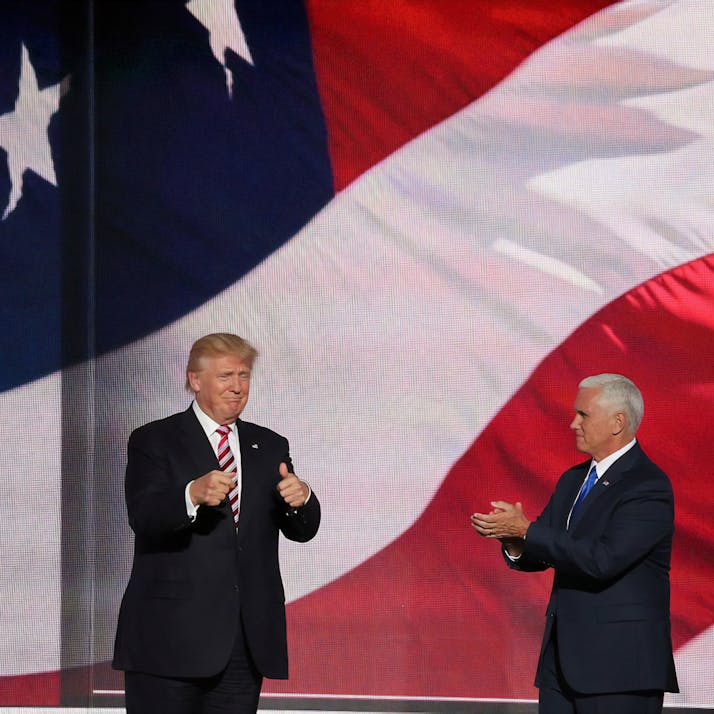 Donald Trump and Mike Pence