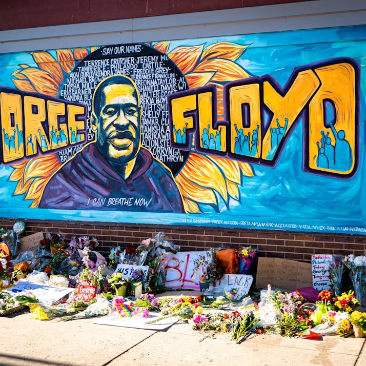 George Floyd mural