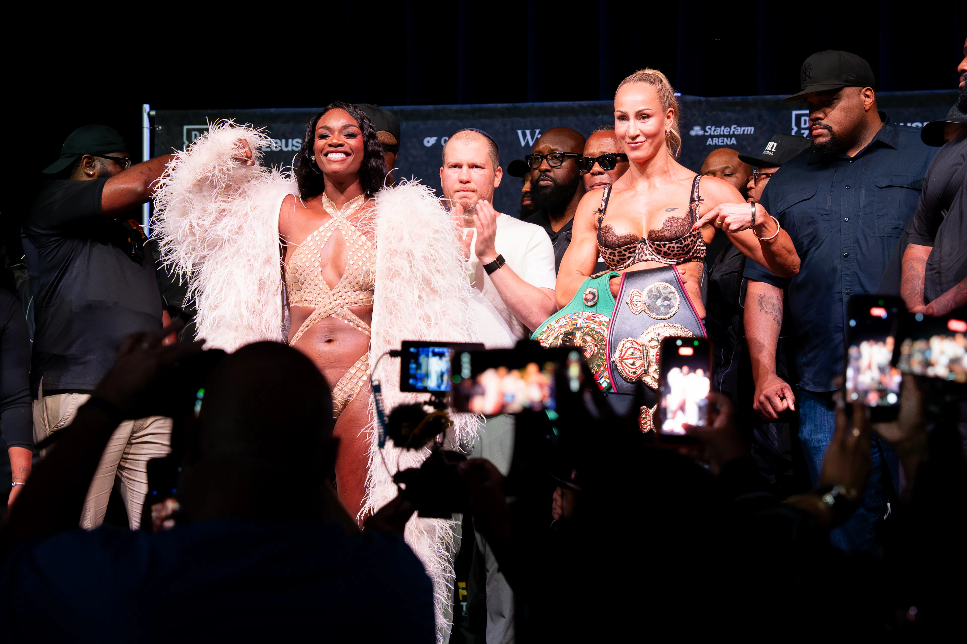 Claressa Shields and Kaye Scott