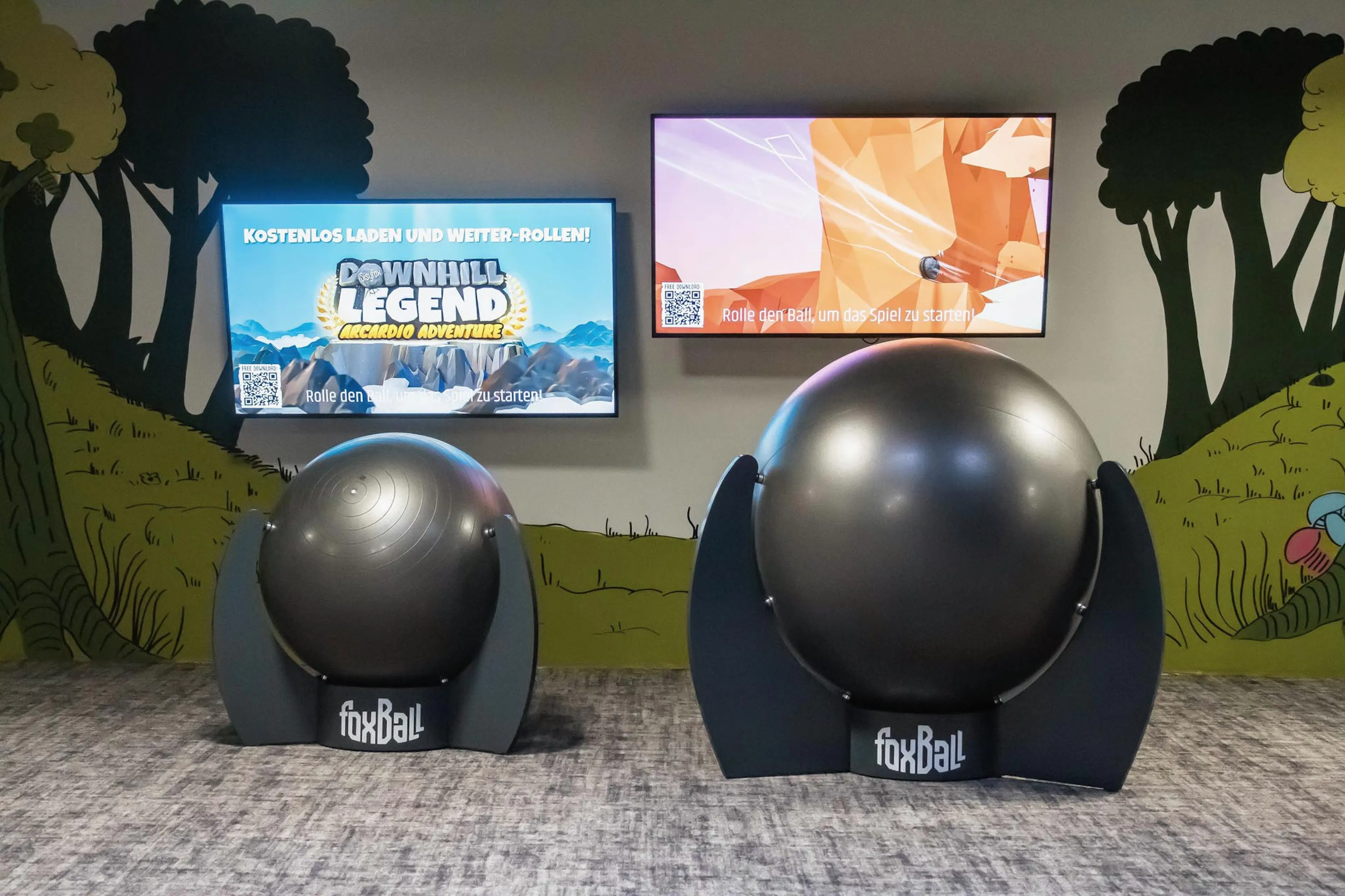 Spielestation Fox Ball in der Games Area des The Grand Green - Familux Resorts.