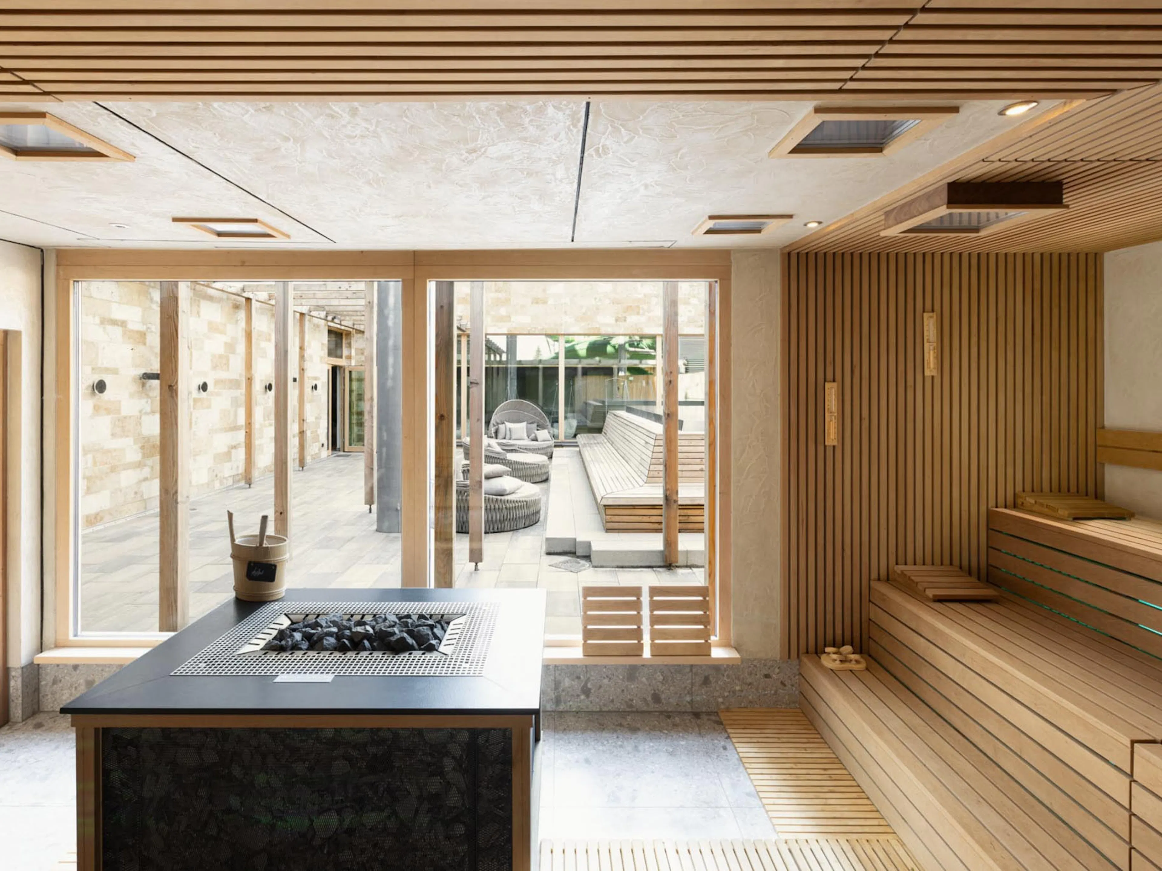Sauna im Adults Only Saunabereich im The Grand Green - Familux Resort.