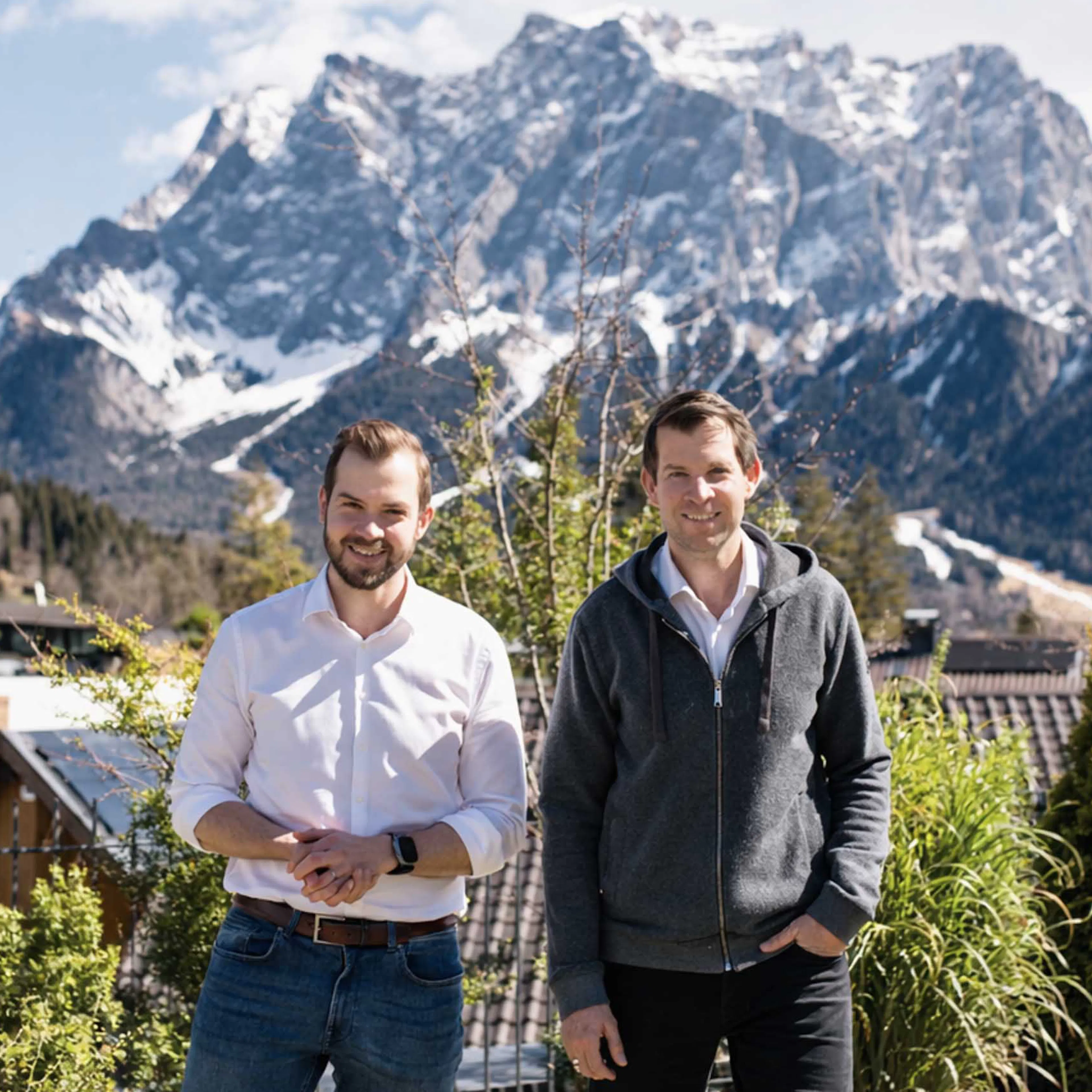 Owners Julian and Florian Mayer of the Familux Resorts.