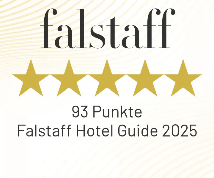 Falstaff Award im Falstaff Hotel guide 2025 für das The Grand Green.