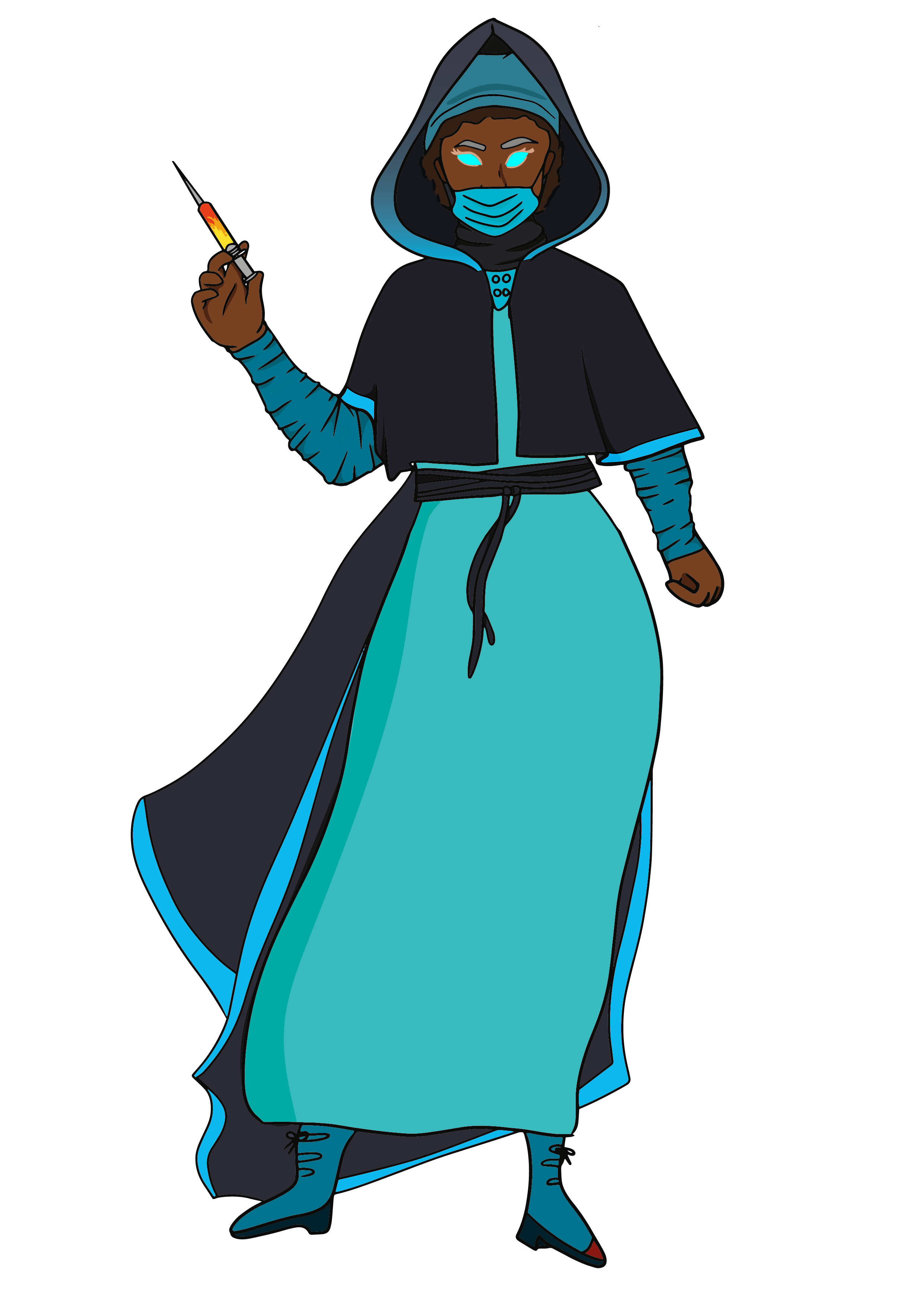 A sorceress illustration.