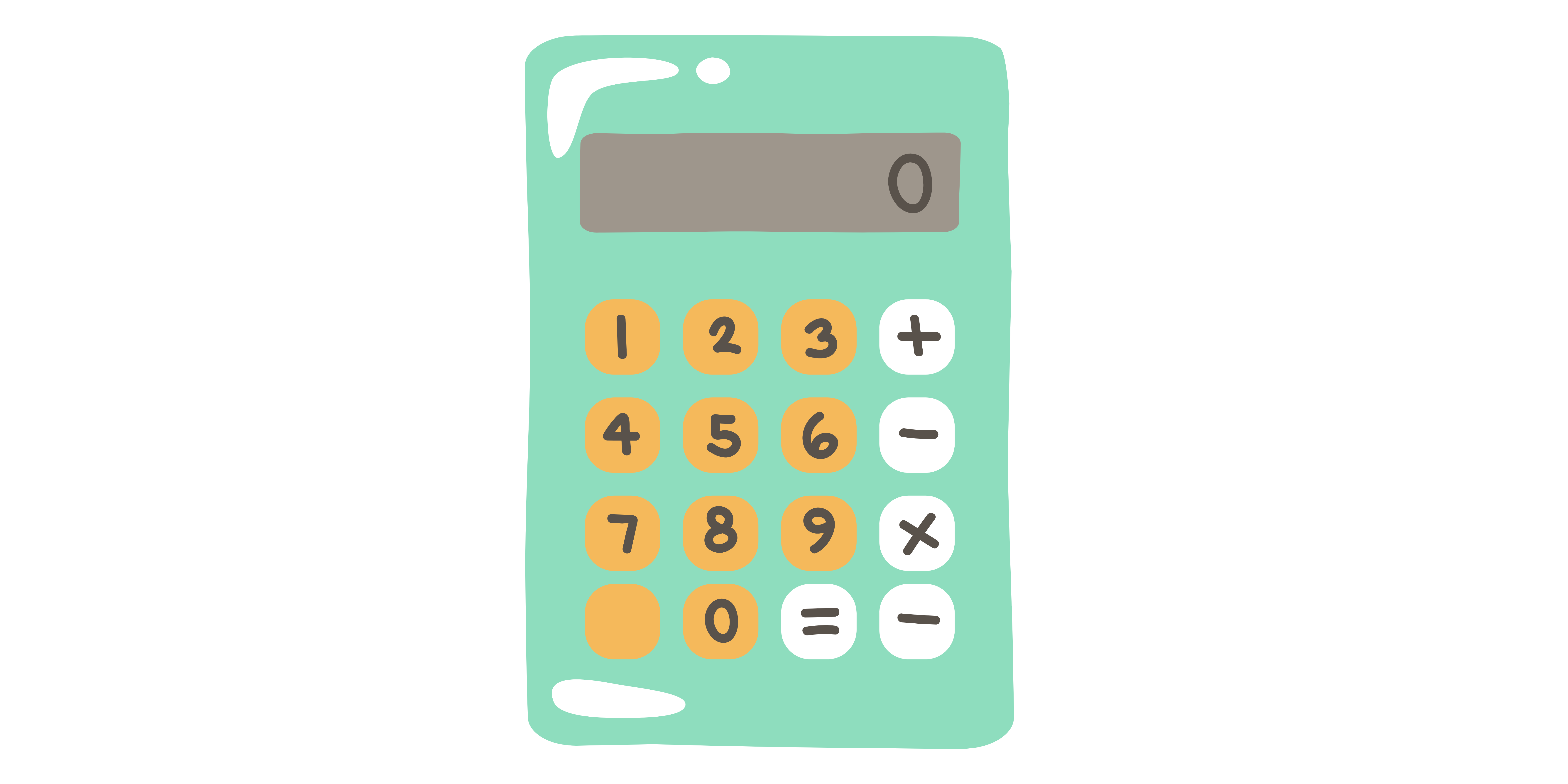 An illustration of a calculator