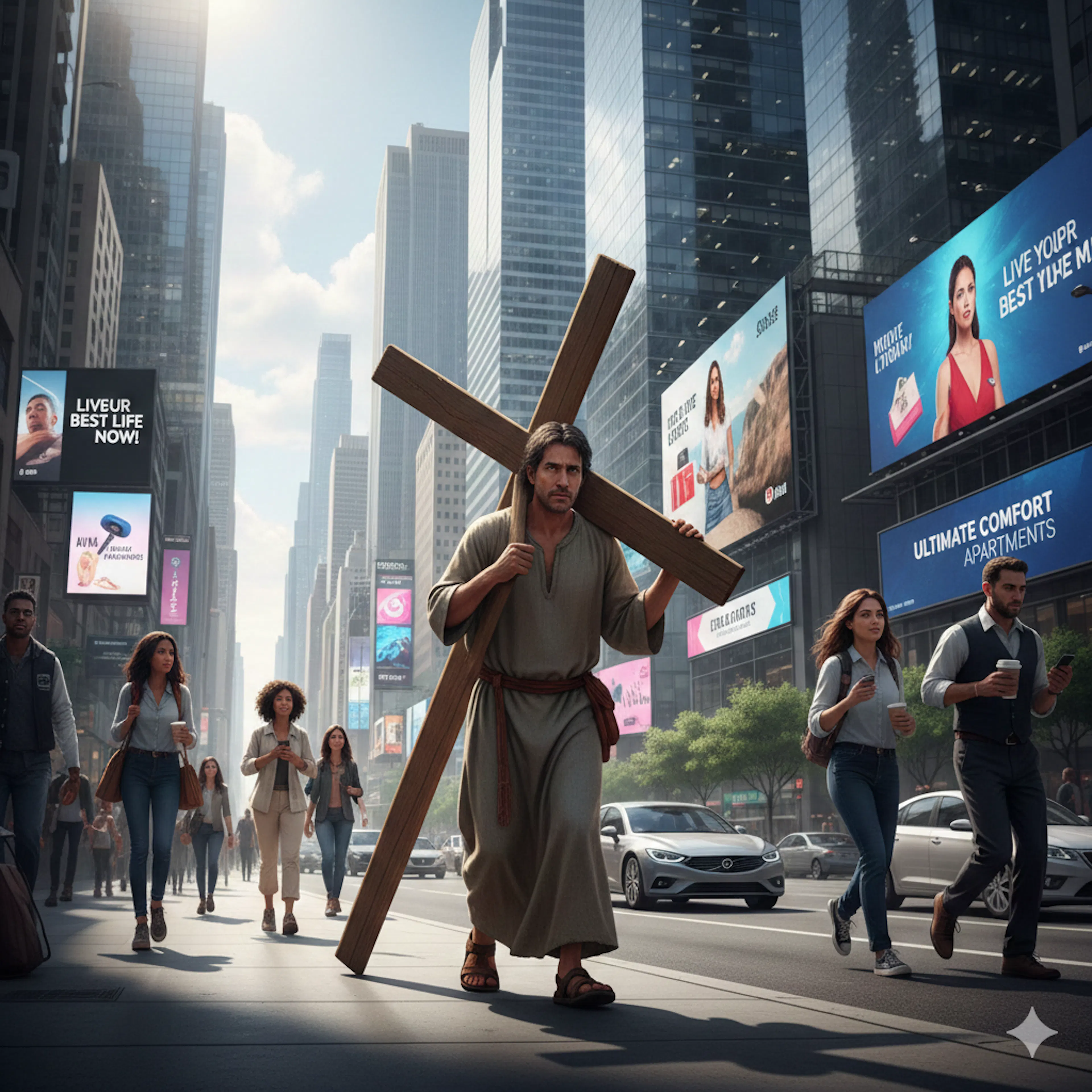 carrying the cross