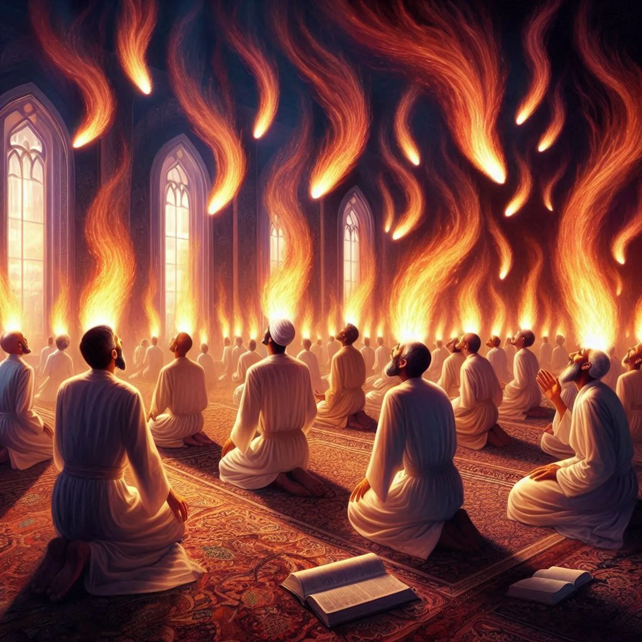 Pentecost Tongues of fire