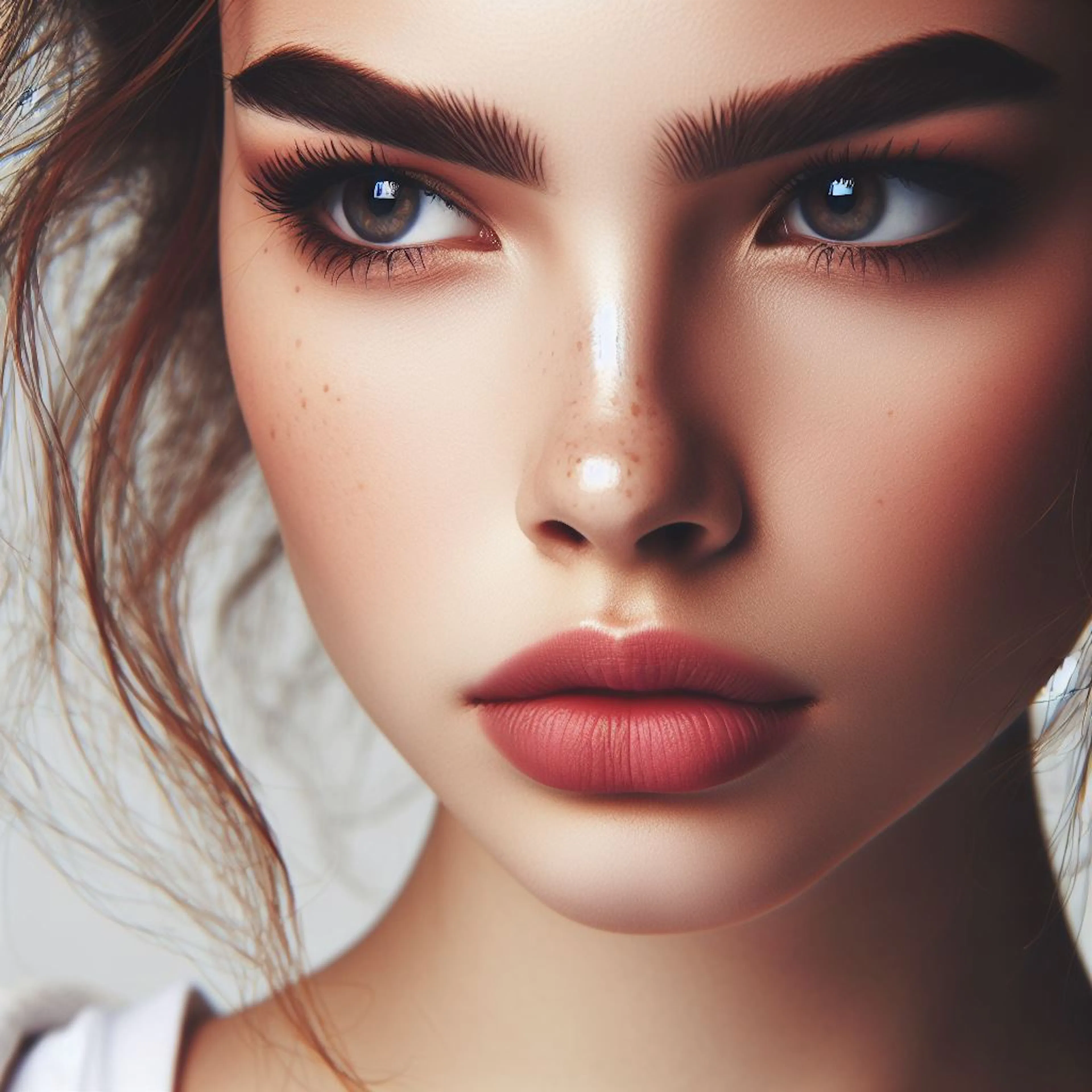 determined face