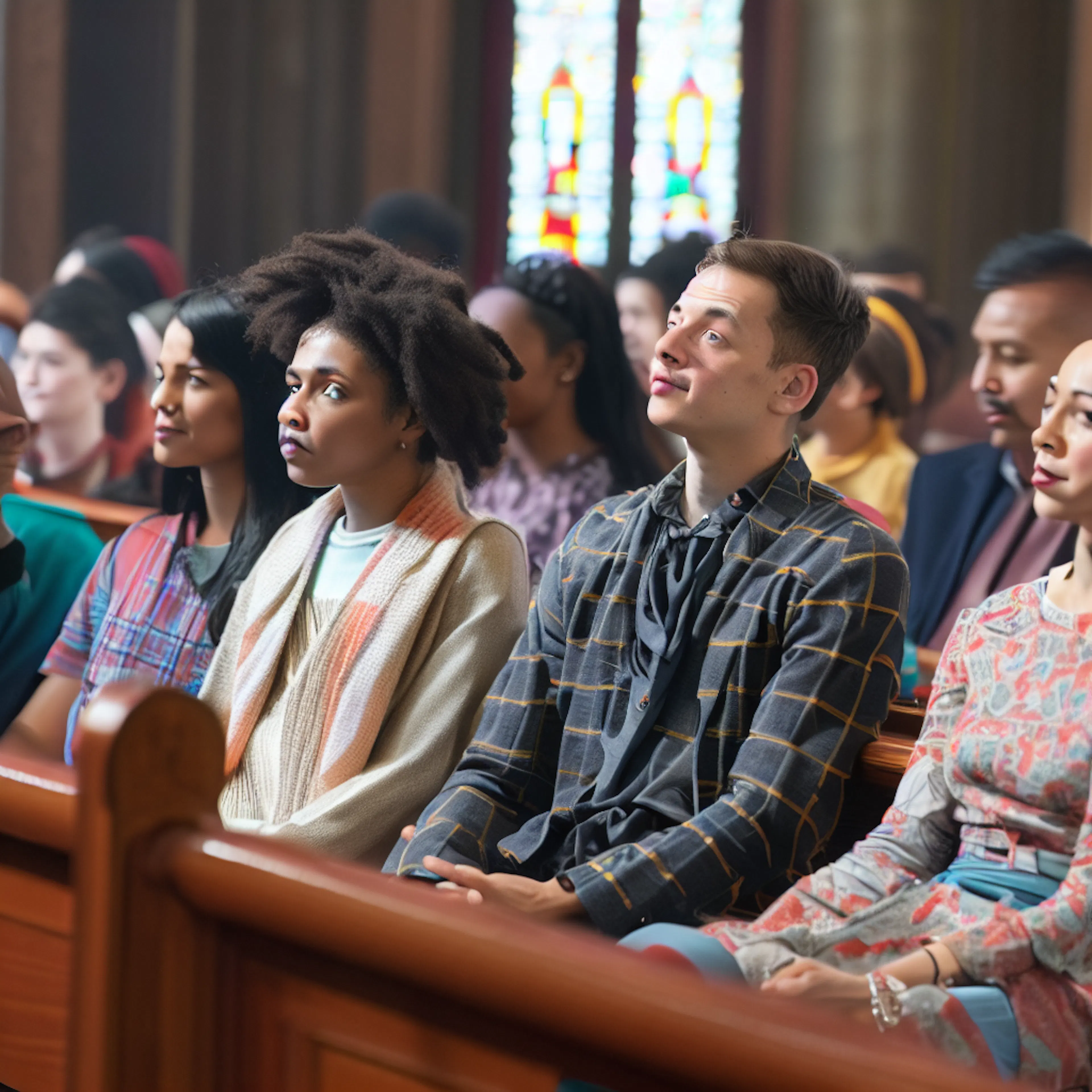 young worshippers