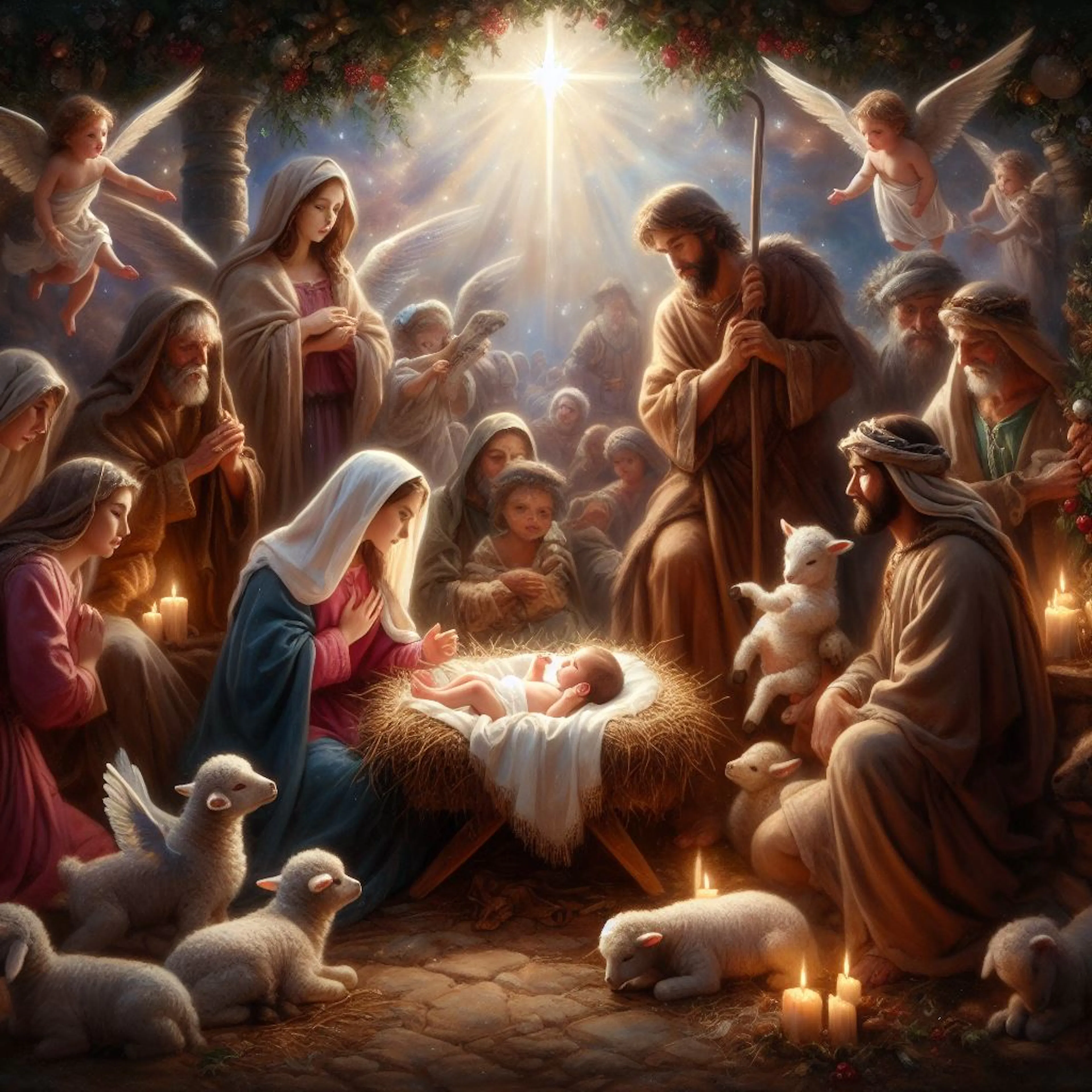 Child in the manger