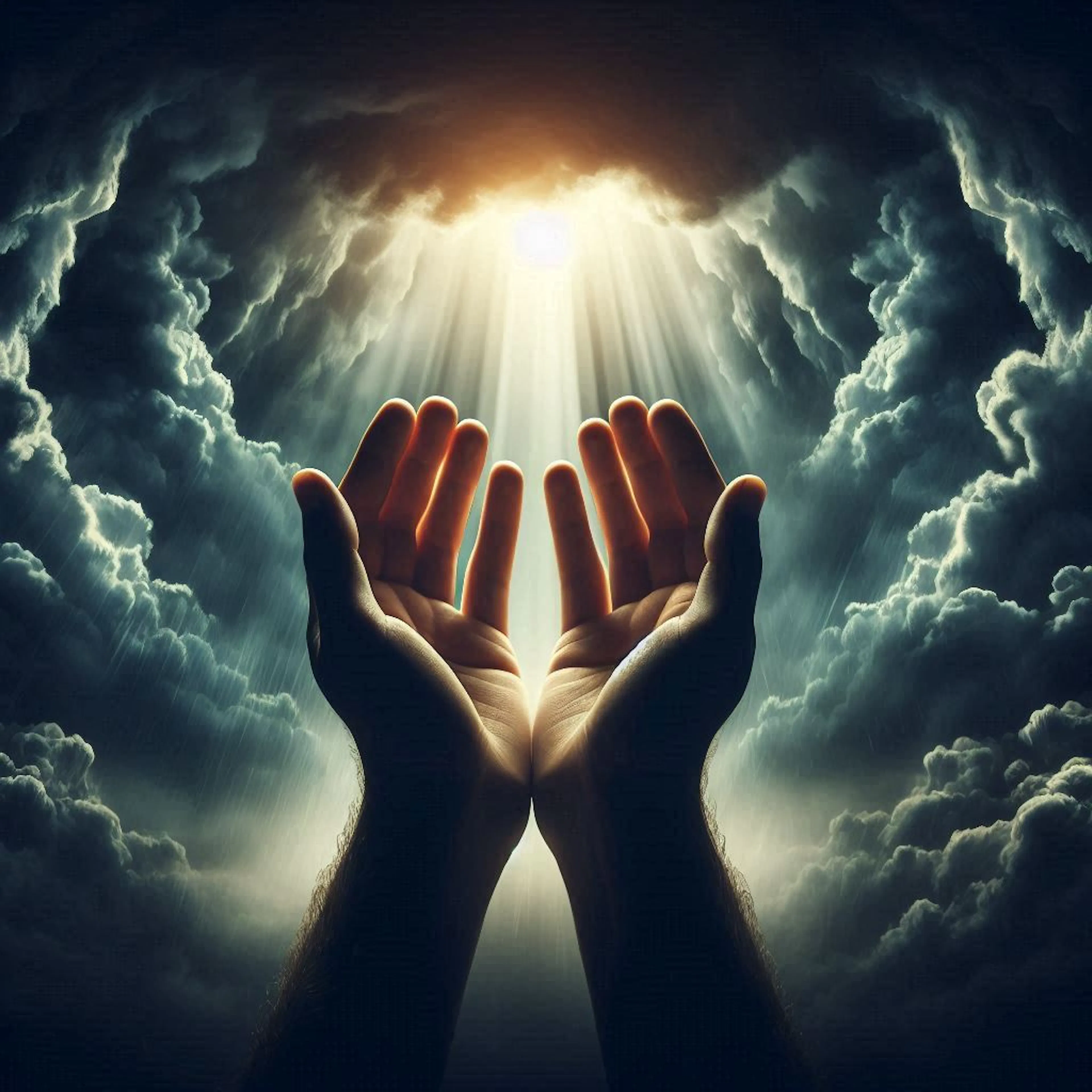 praying in distress