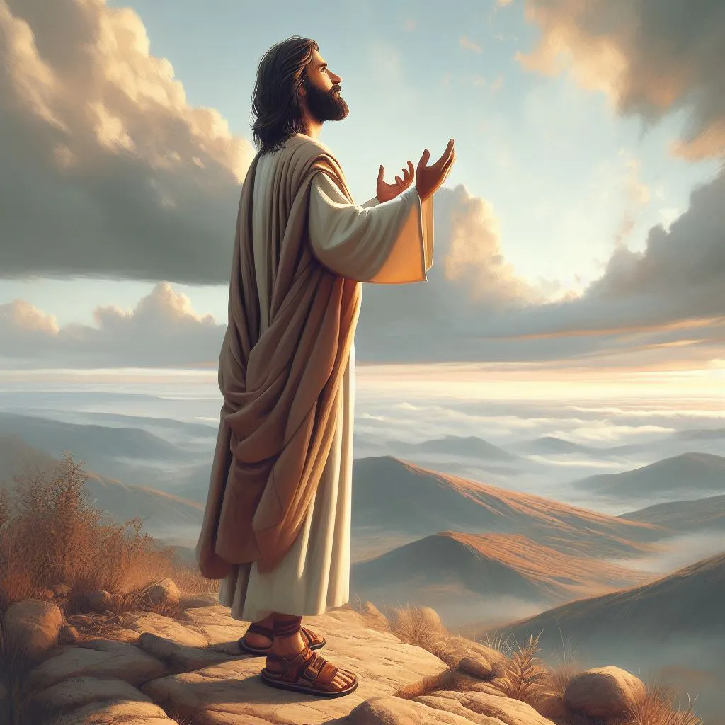 man in prayer