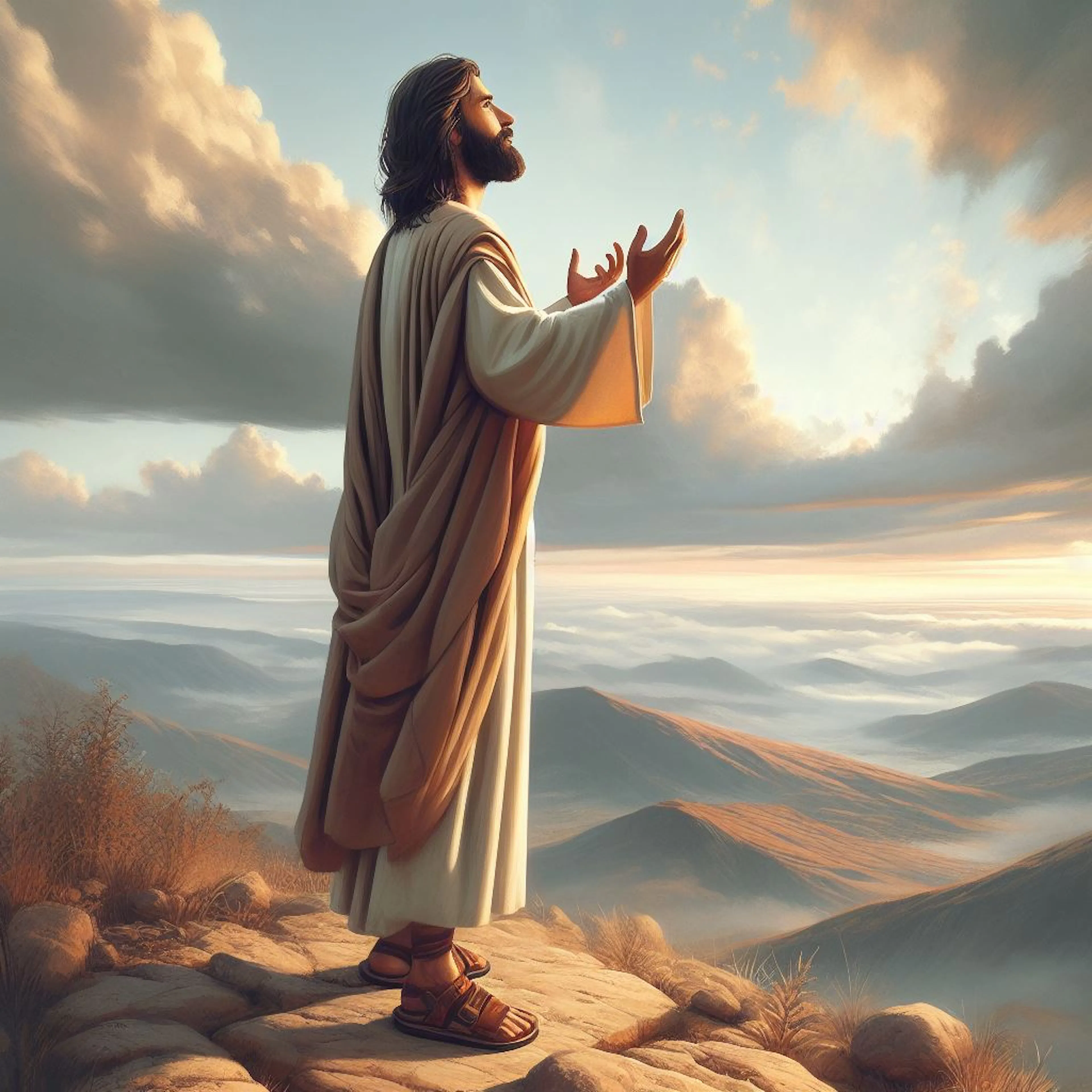 man in prayer