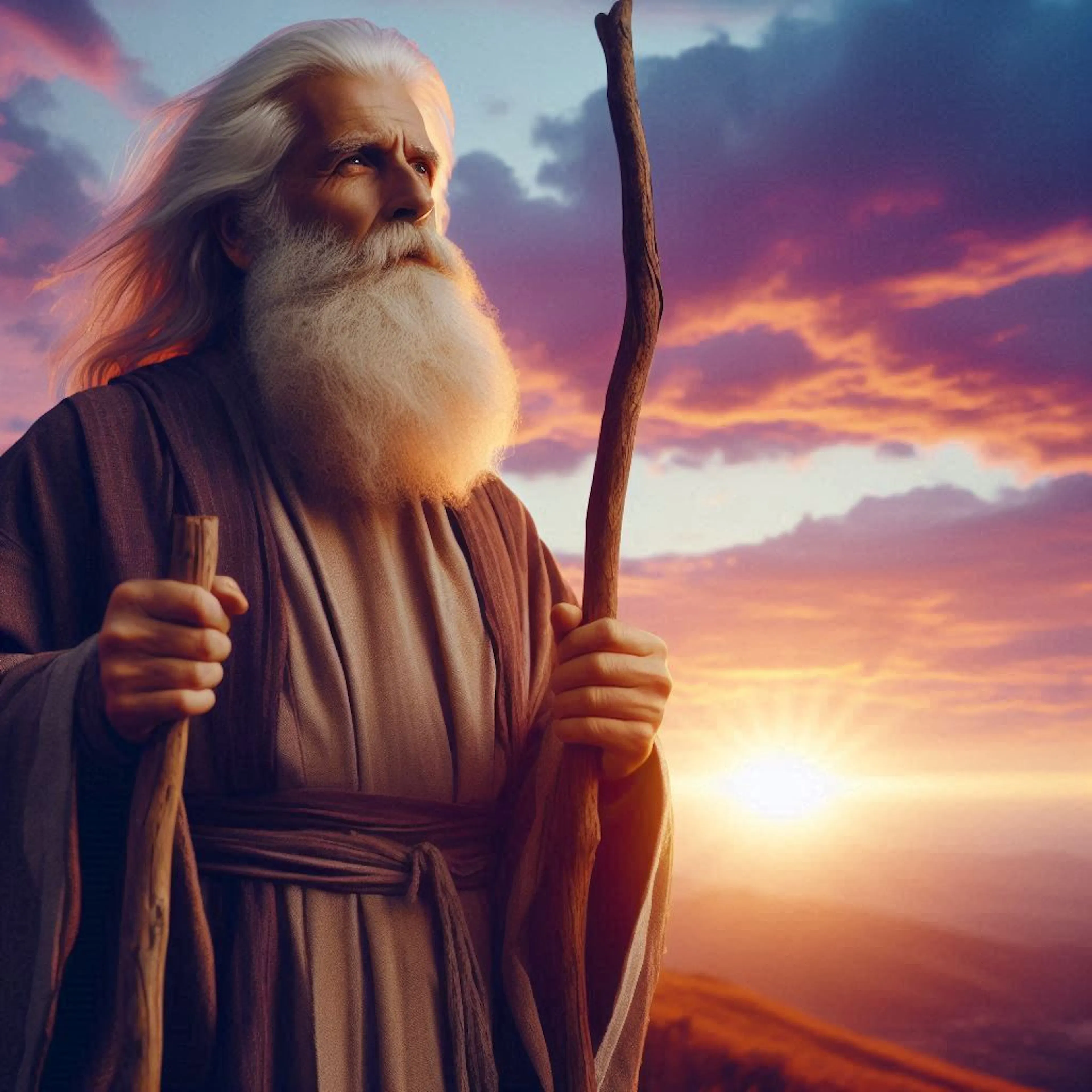 abraham looking faraway